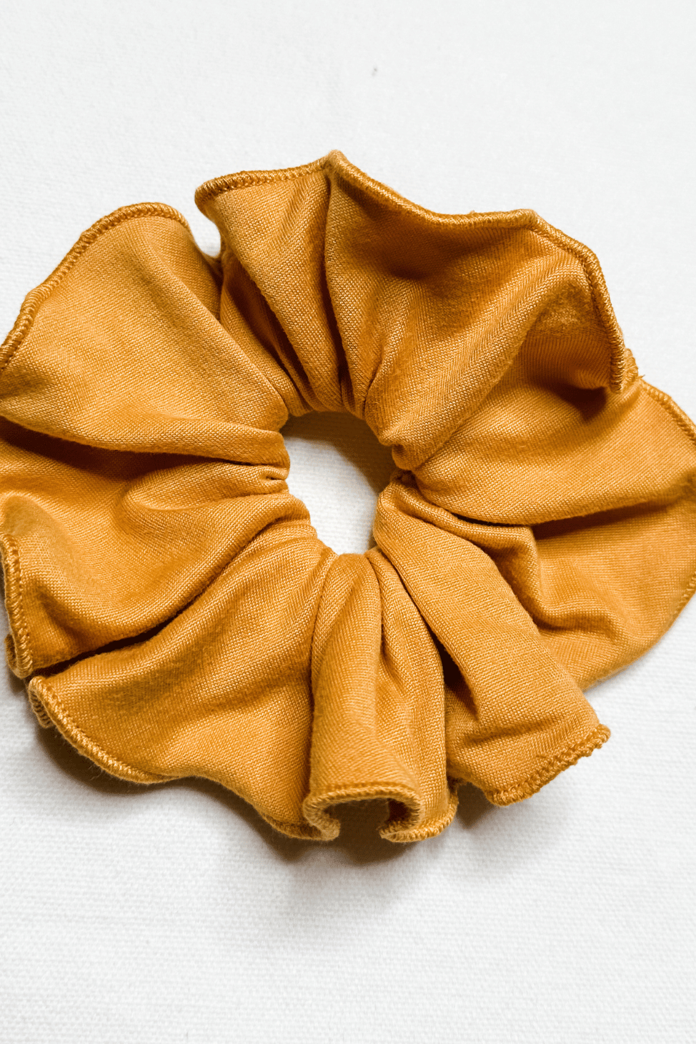 Scrunchie in Mustard color from Diane Kroe