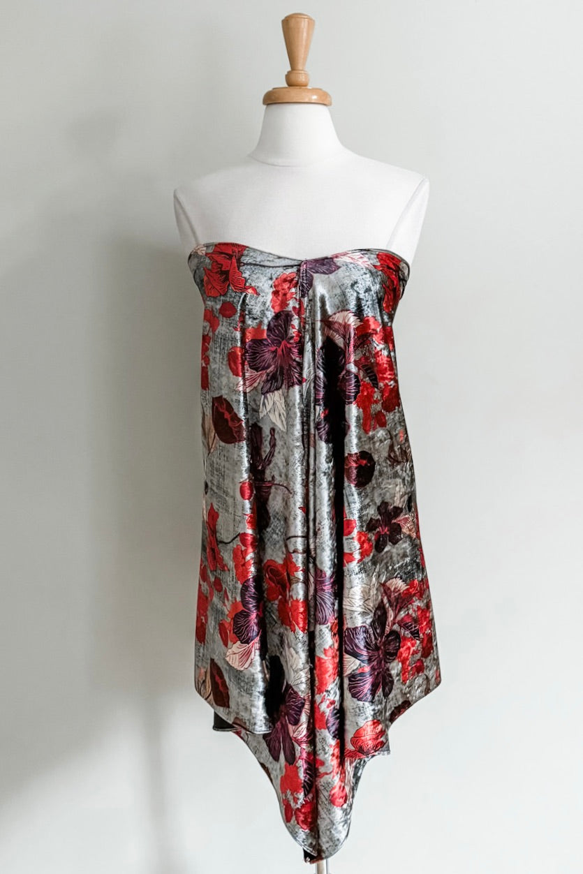 Diane Kroe Bouquet Velvet Endless Dress