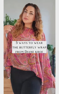 Diane Kroe Summer Trunk Show 2023 - Butterfly Wrap (Ways to Wear)