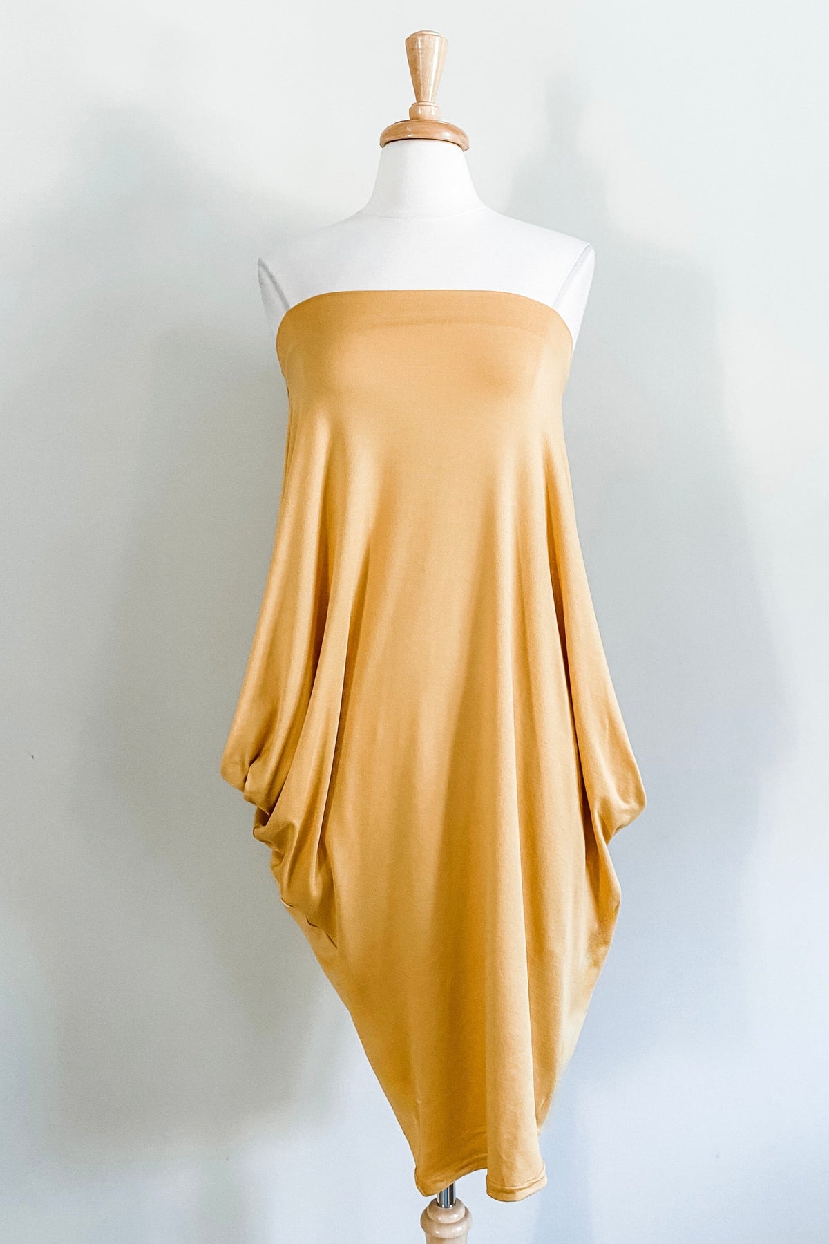 Diane Kroe Origami Dress (Yellow) - The Classic Capsule Collection