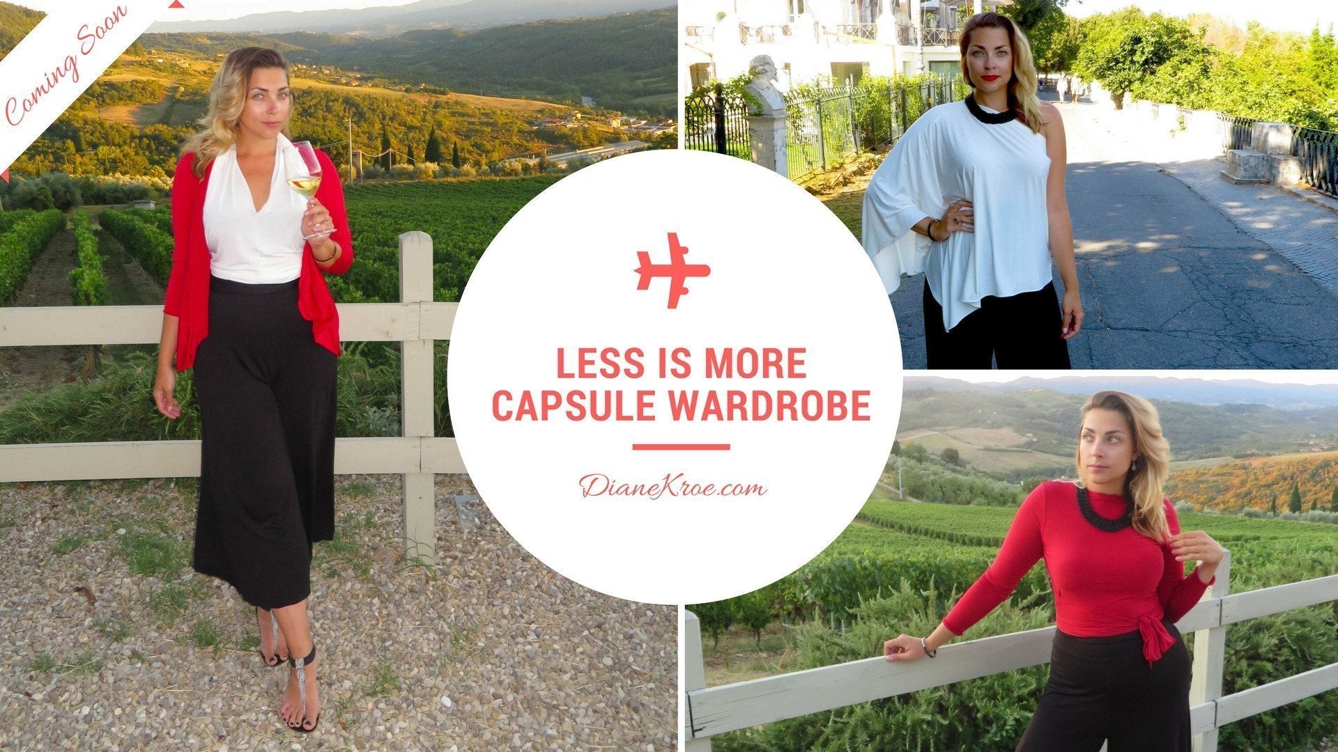 Less is More Travel Capsule Wardrobe - Behind the Scenes in Italy!