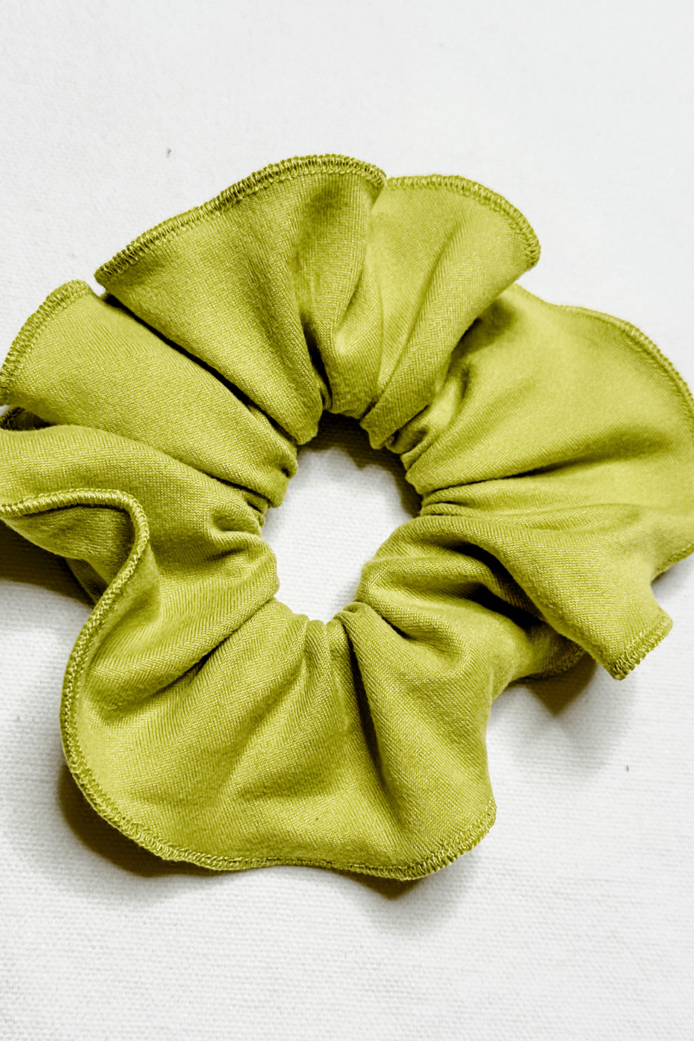 Scrunchie in Chartreuse color from Diane Kroe