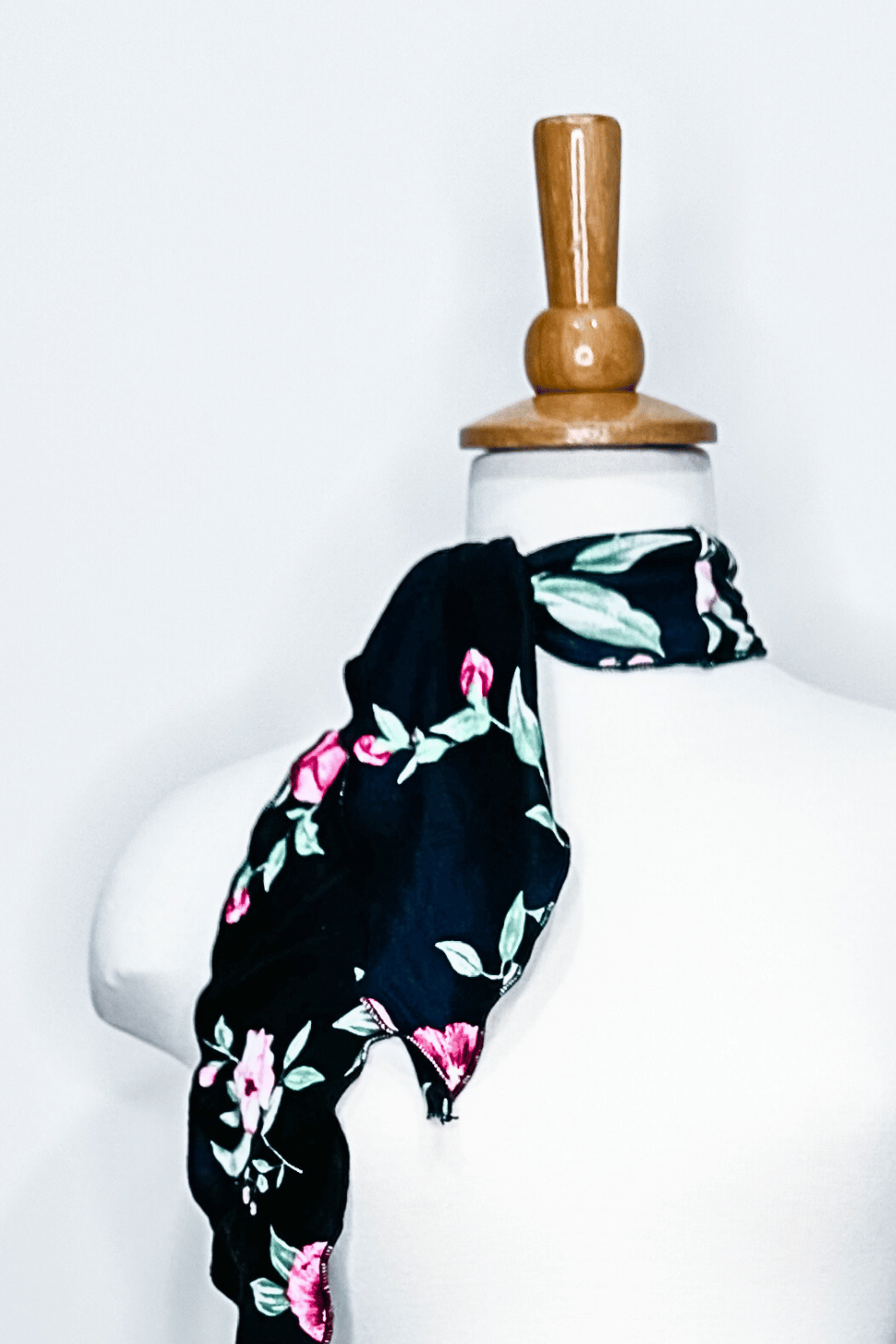 Multiway Tie in Black Pink Floral from Diane Kroe