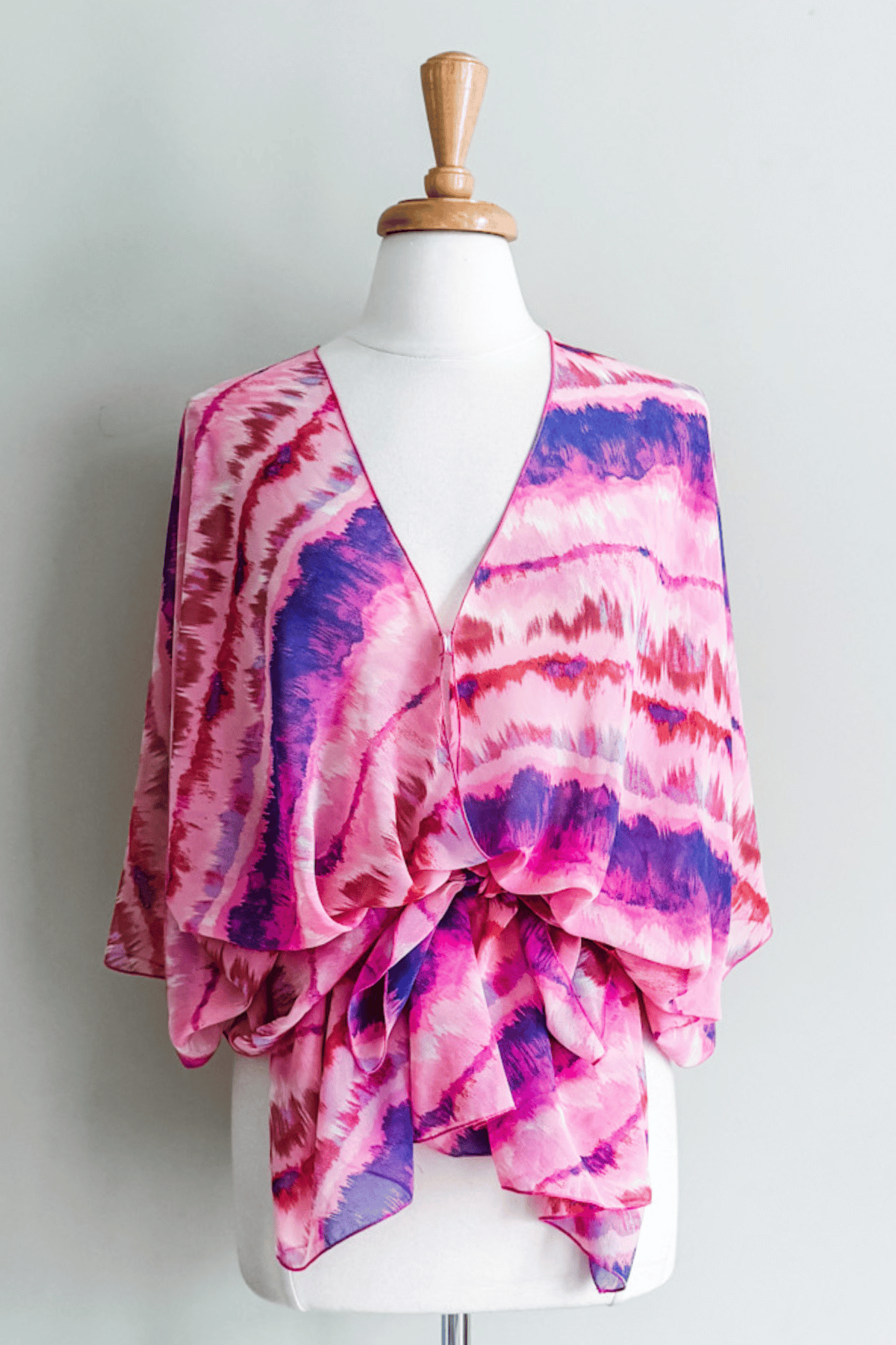 Butterfly Wrap in Candy Floss print