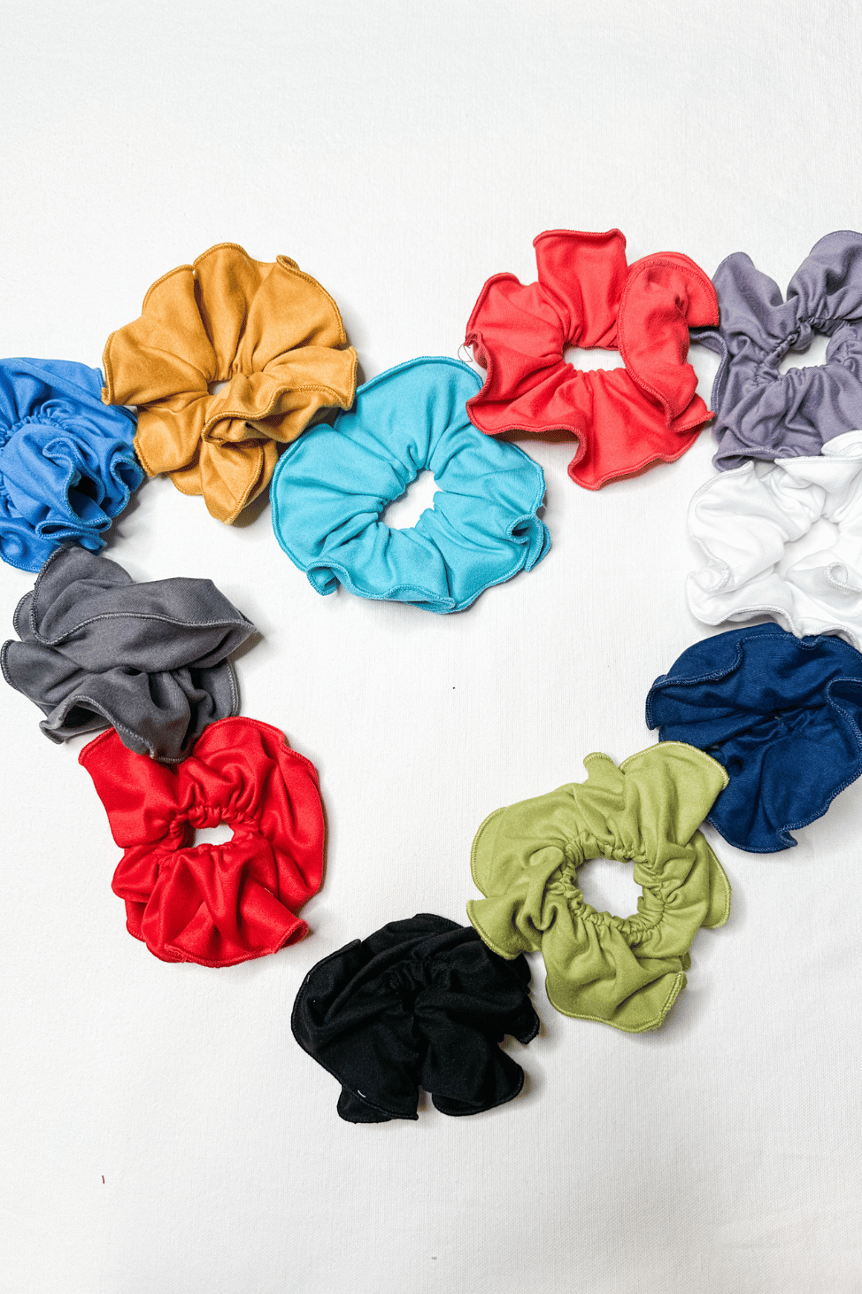 Scrunchies in Solid Colours from Diane Kroe