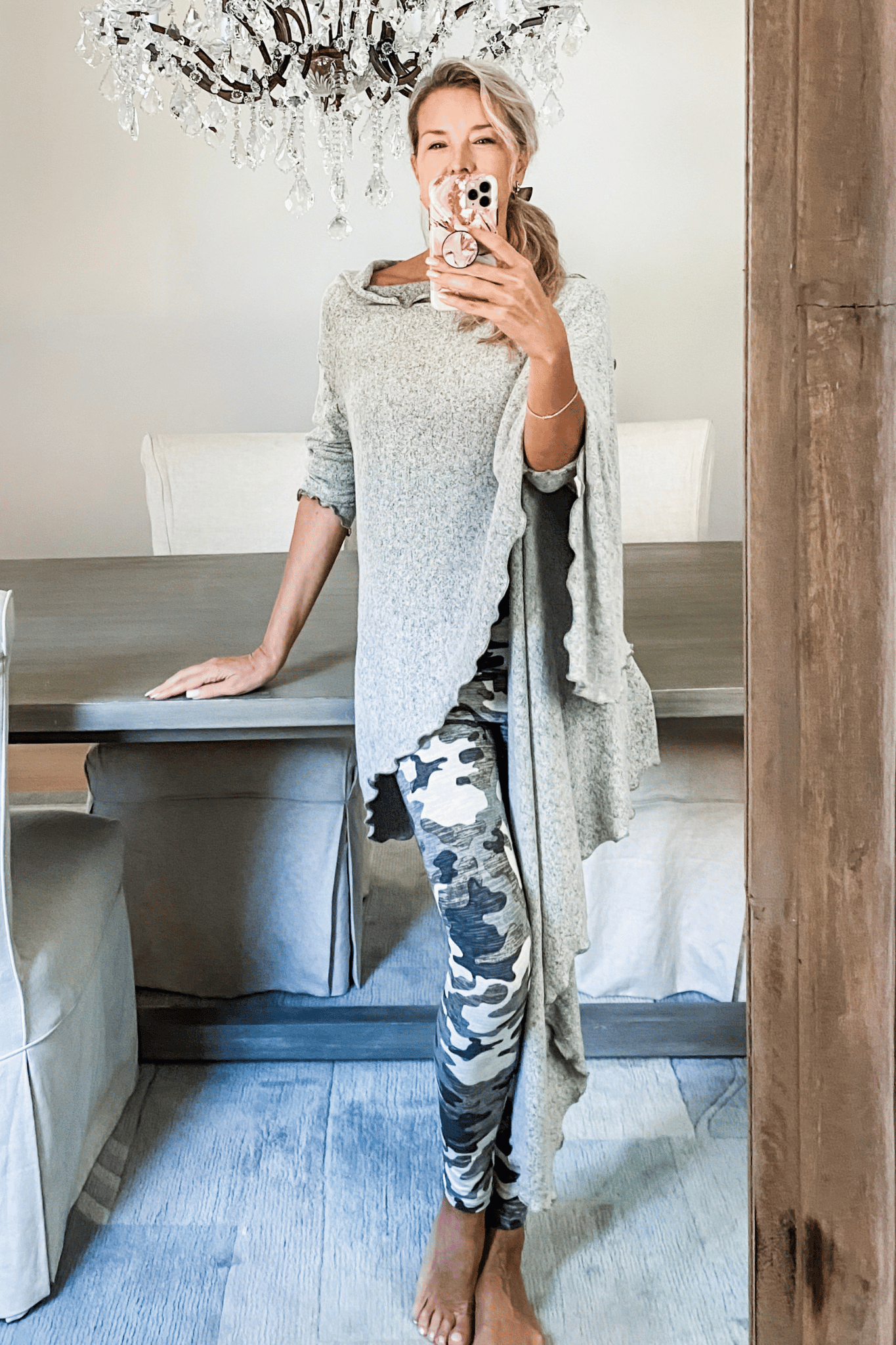 Versa Wrap in Grey Mix color from Diane Kroe