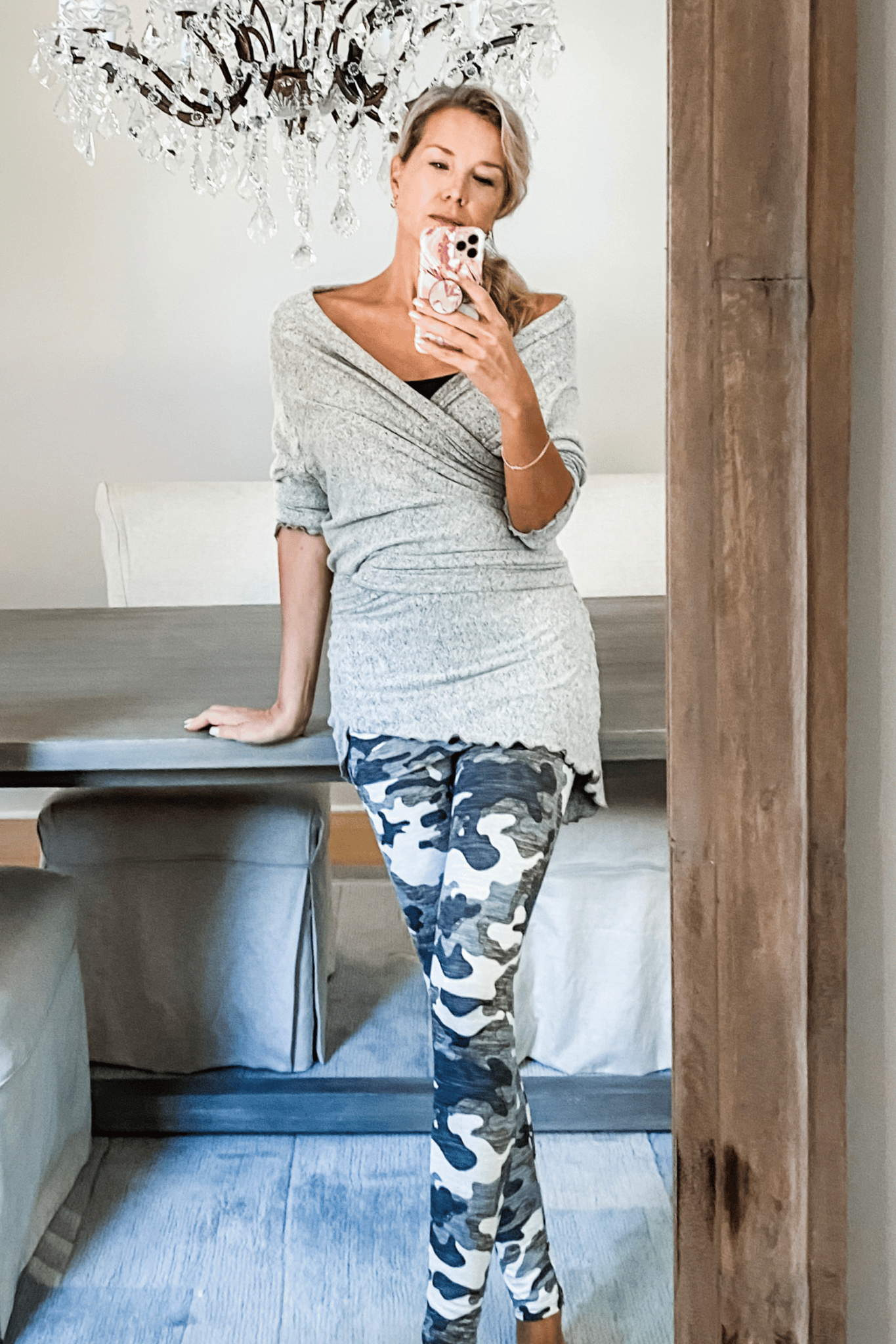 Versa Wrap in Grey Mix color from Diane Kroe