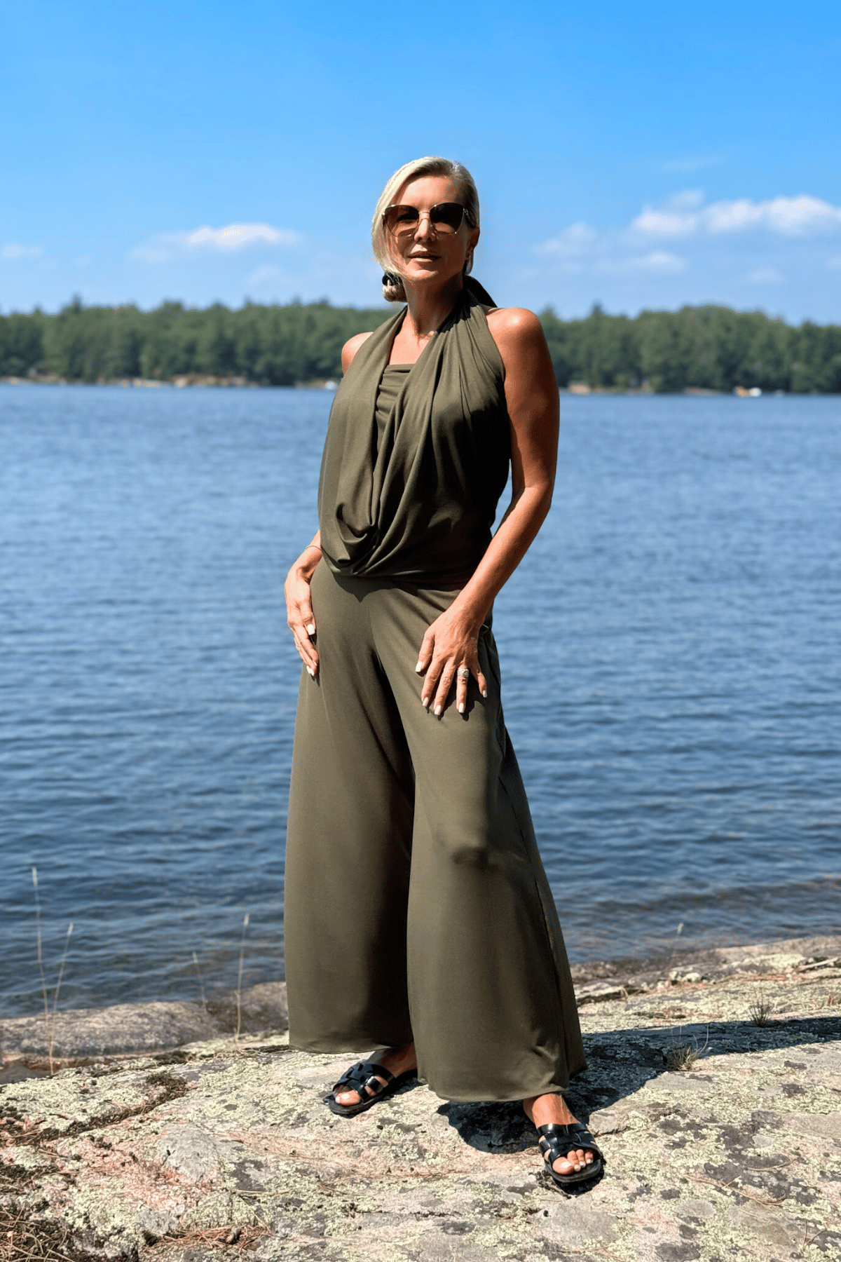 Khaki PJ Pants from Diane Kroe