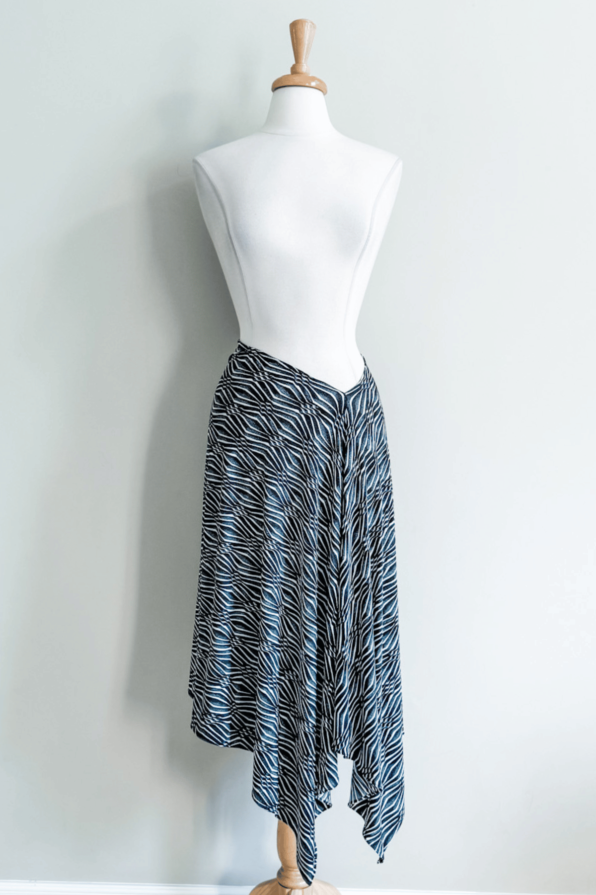 Endless in Charcoal Ikat Print