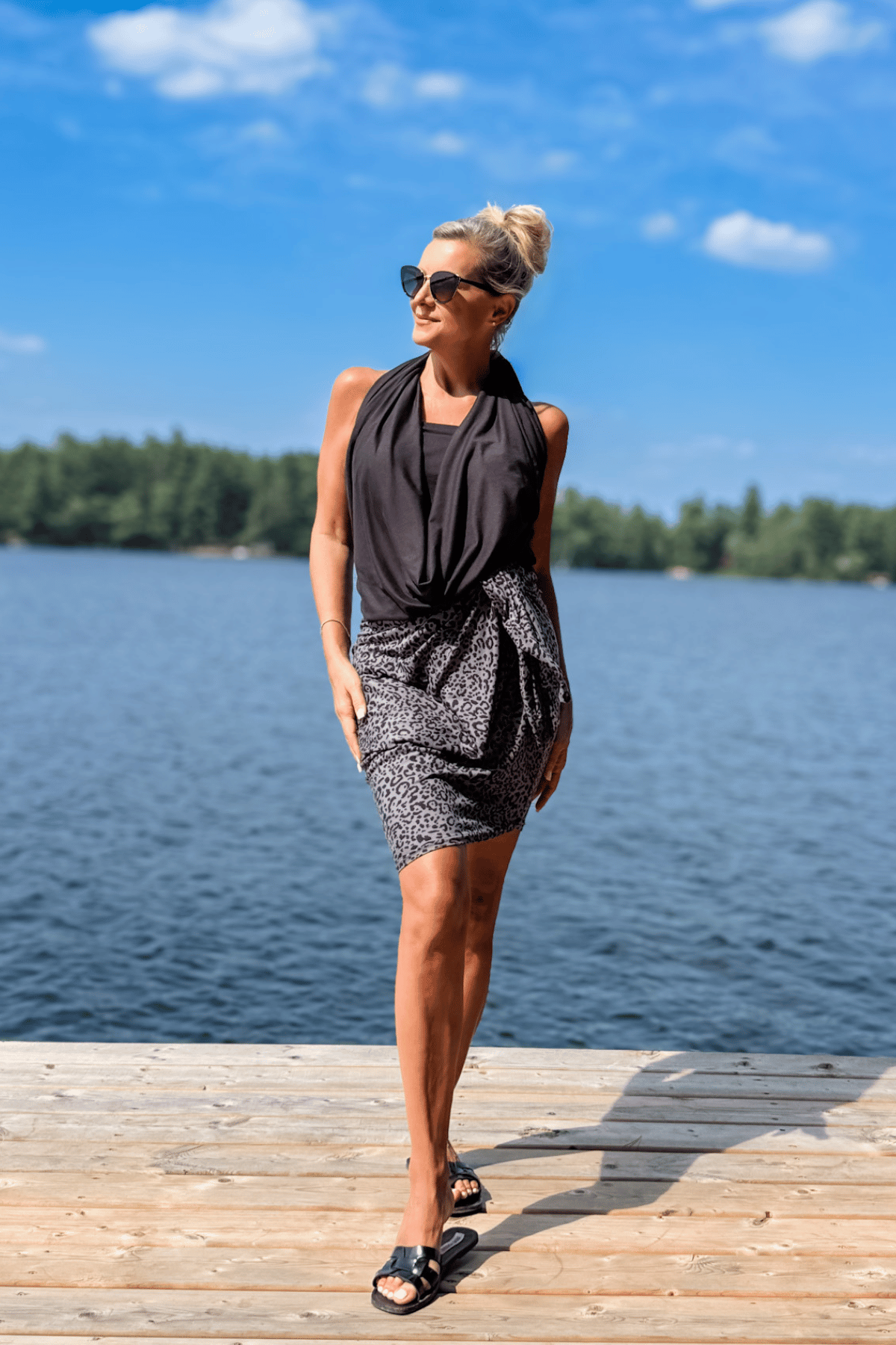 Black Explore More Sweatshirt from Diane Kroe