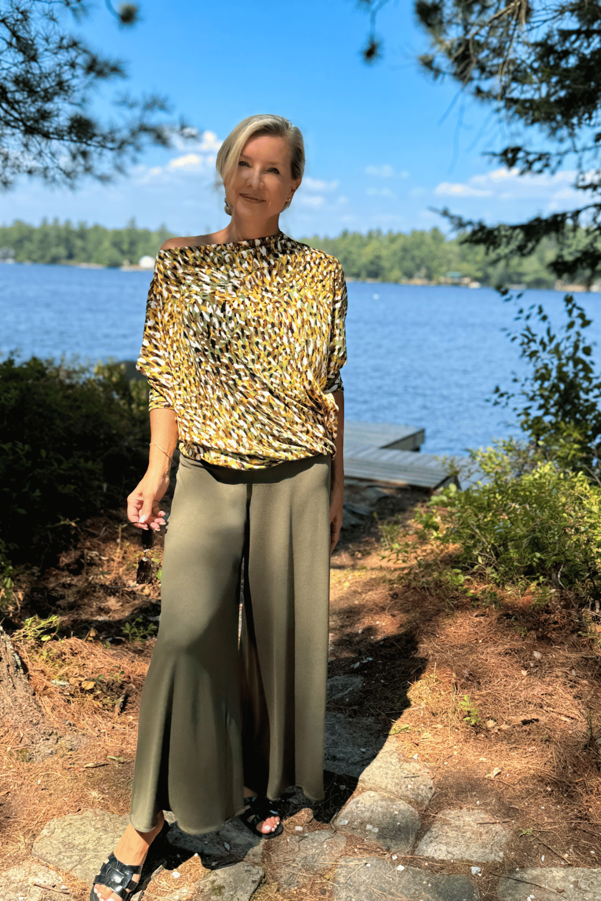 Khaki PJ Pants from Diane Kroe
