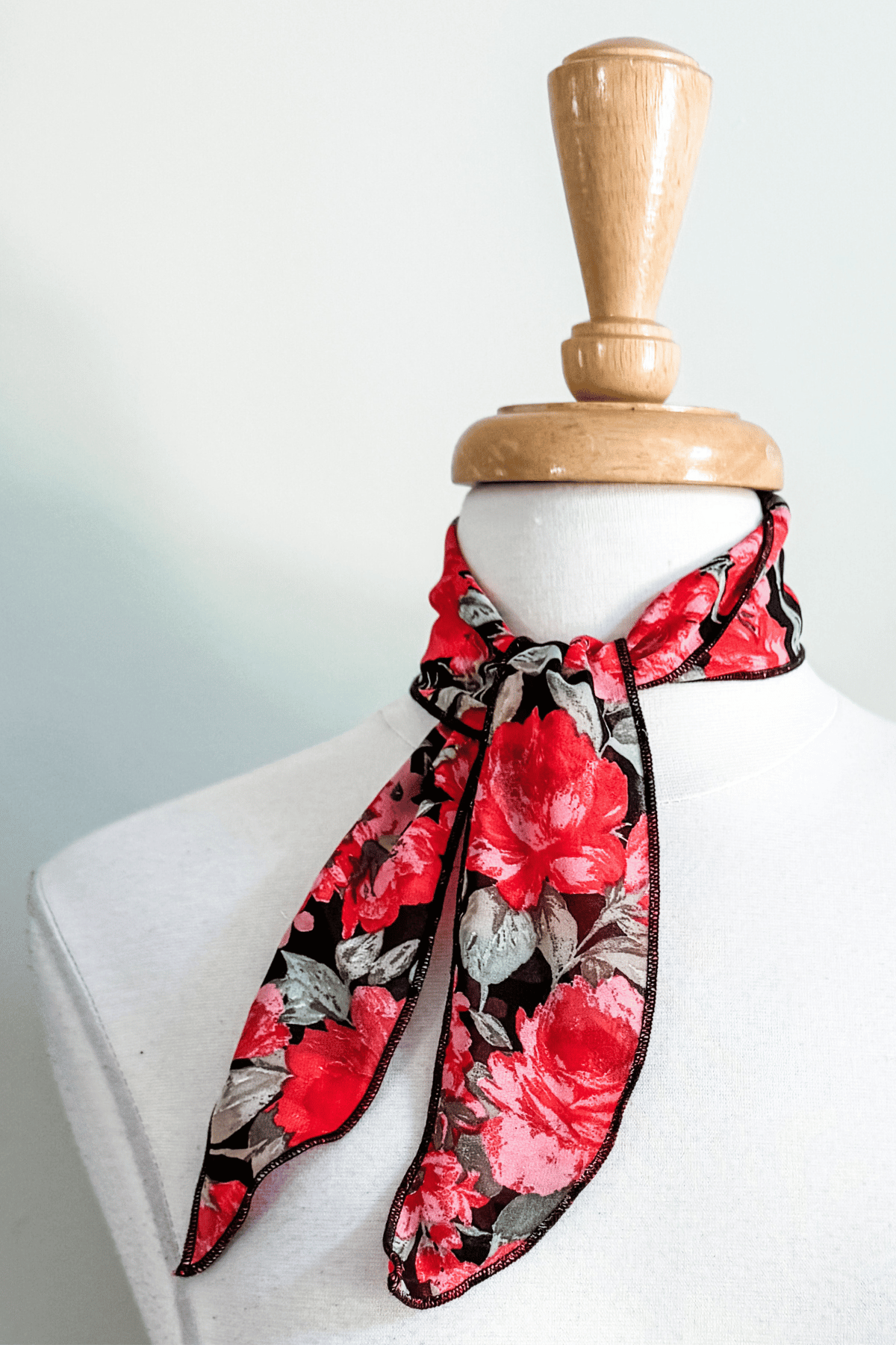 Ties in Tiny Petals Chiffon Prints from Diane Kroe