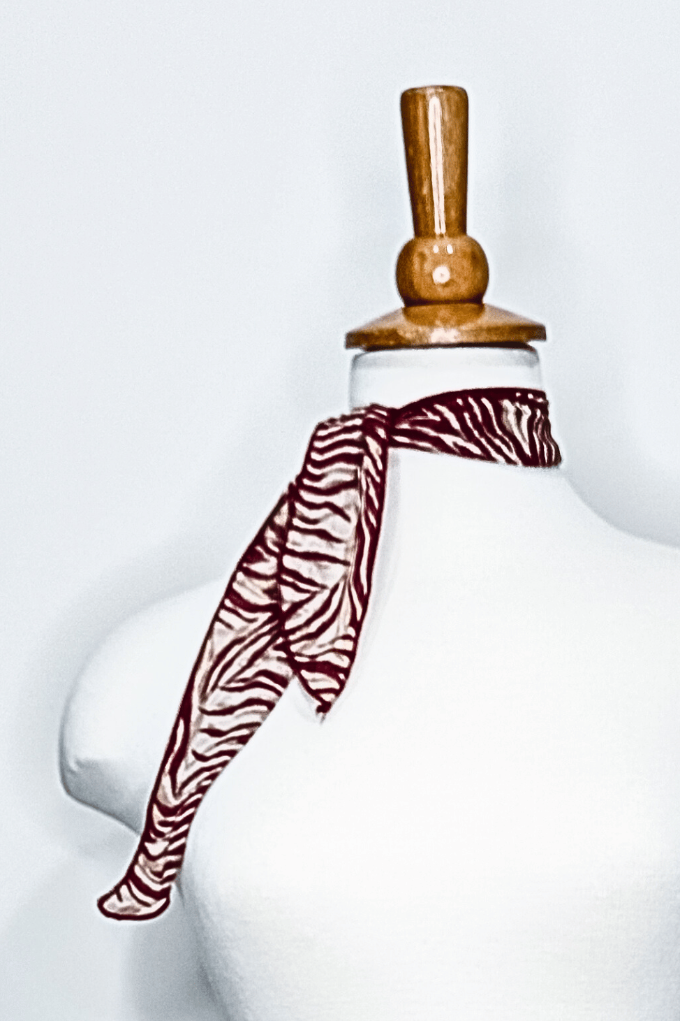 Multiway Tie in Red Palm from Diane Kroe