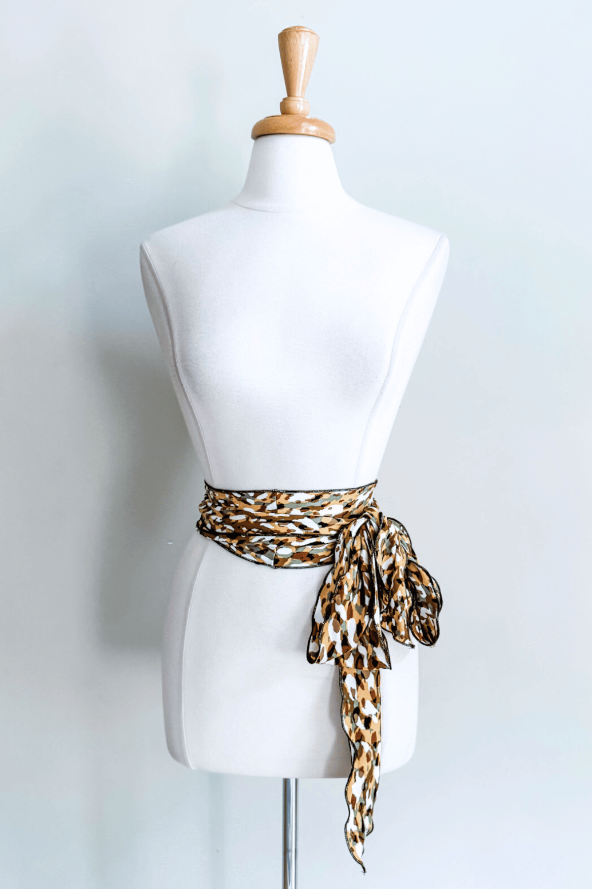 Matching Sash in Kaleidoscope Olive print from Diane Kroe