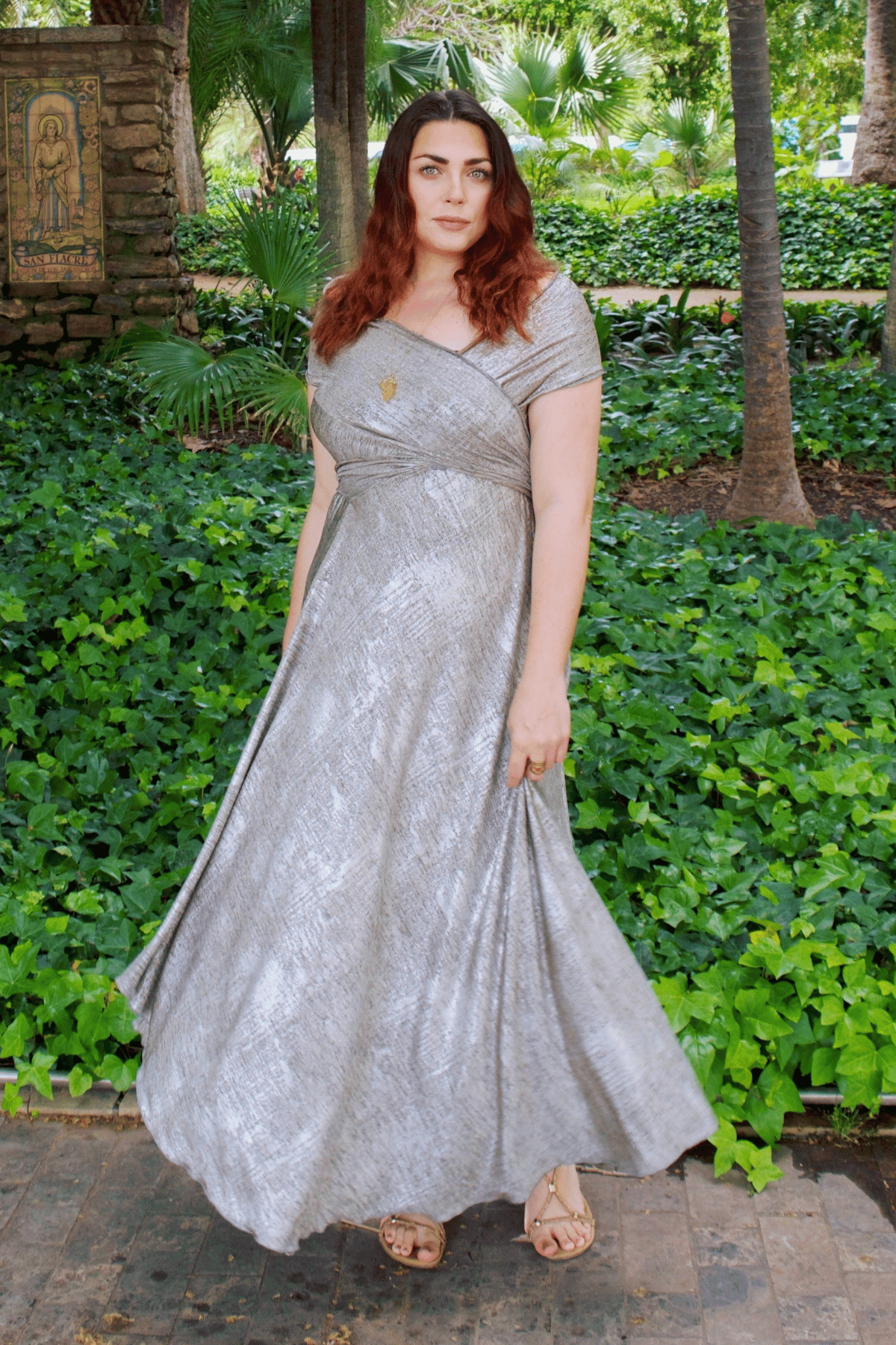 Goddess Dress in Lam Holiday Edition 2023 | Diane Kroe Goddess Dress in Lam Holiday Edition 2023 | Diane Kroe
