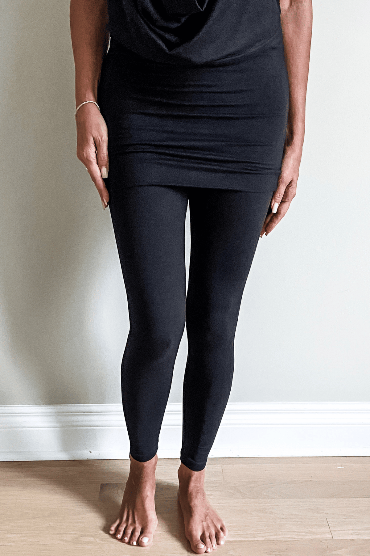 Travel Tights in Black Brushed Fall 2023 Collection from Diane Kroe