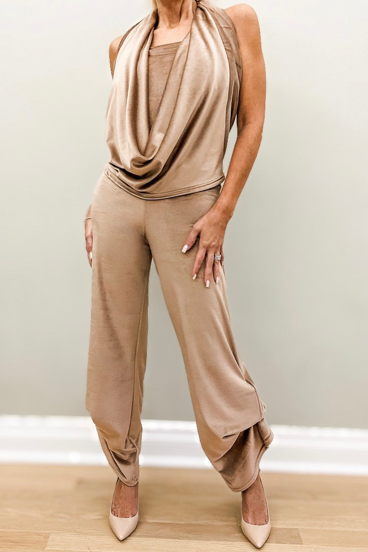 Diane Kroe Velvet Pants (Copper)