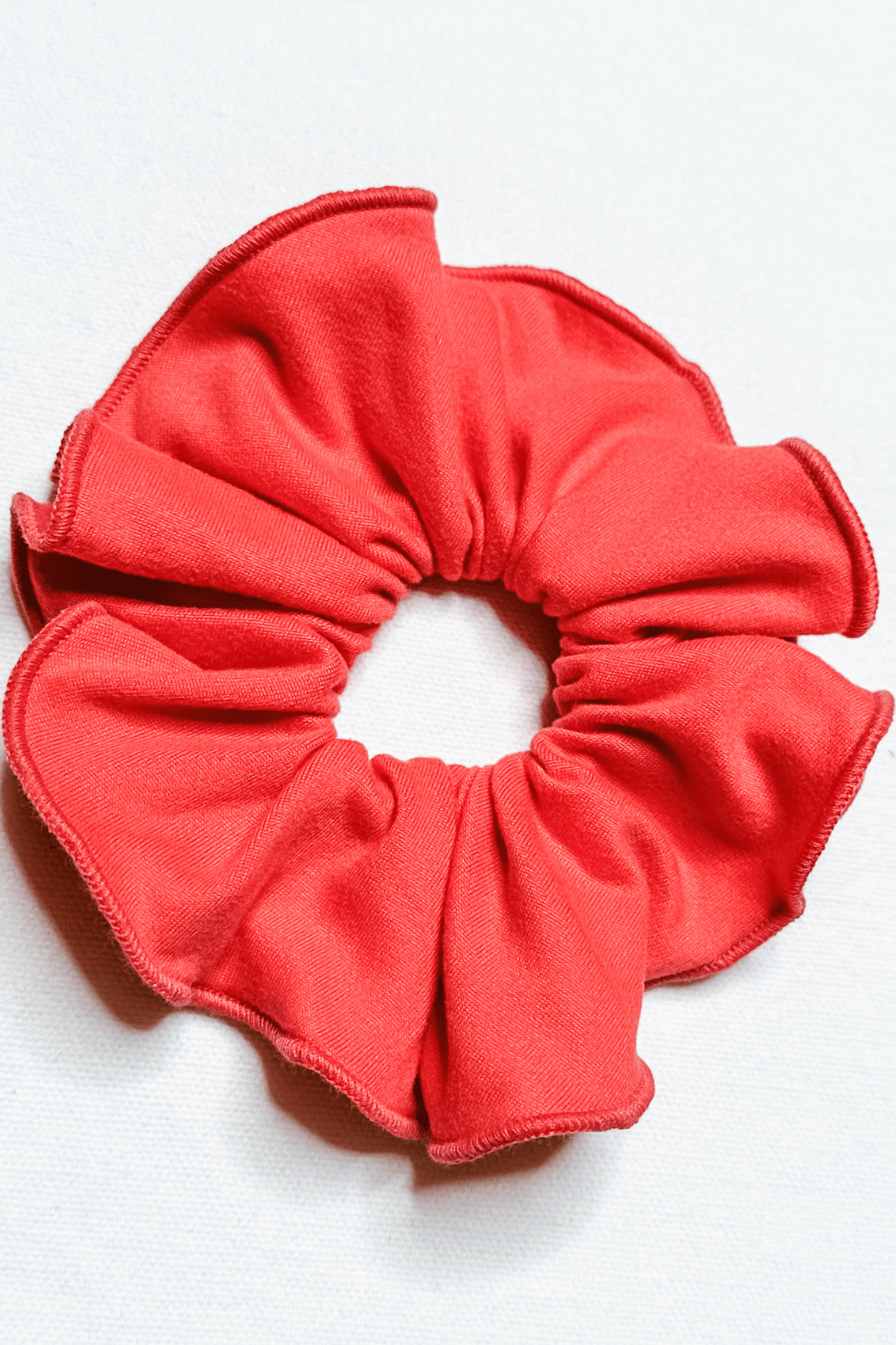 Scrunchie in Coral color from Diane Kroe