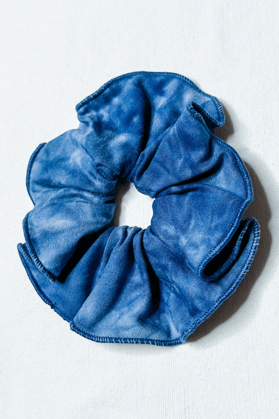 Scrunchies Accessories in Indigo Tie Dye from Diane Kroe