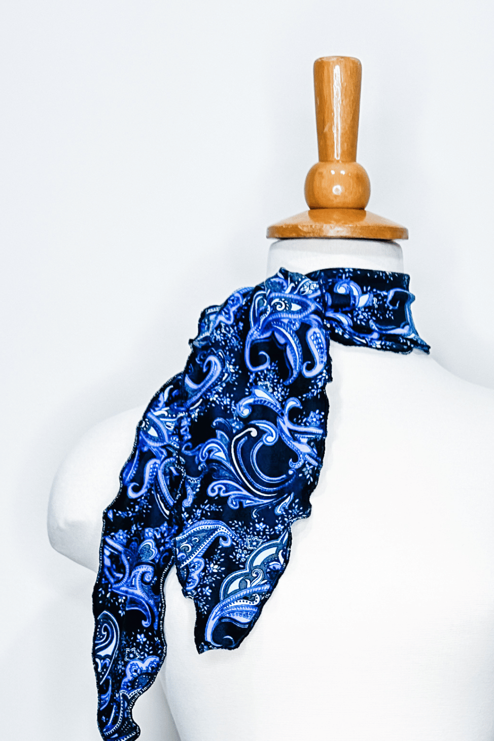 Multiway Tie in Blue Paisley from Diane Kroe