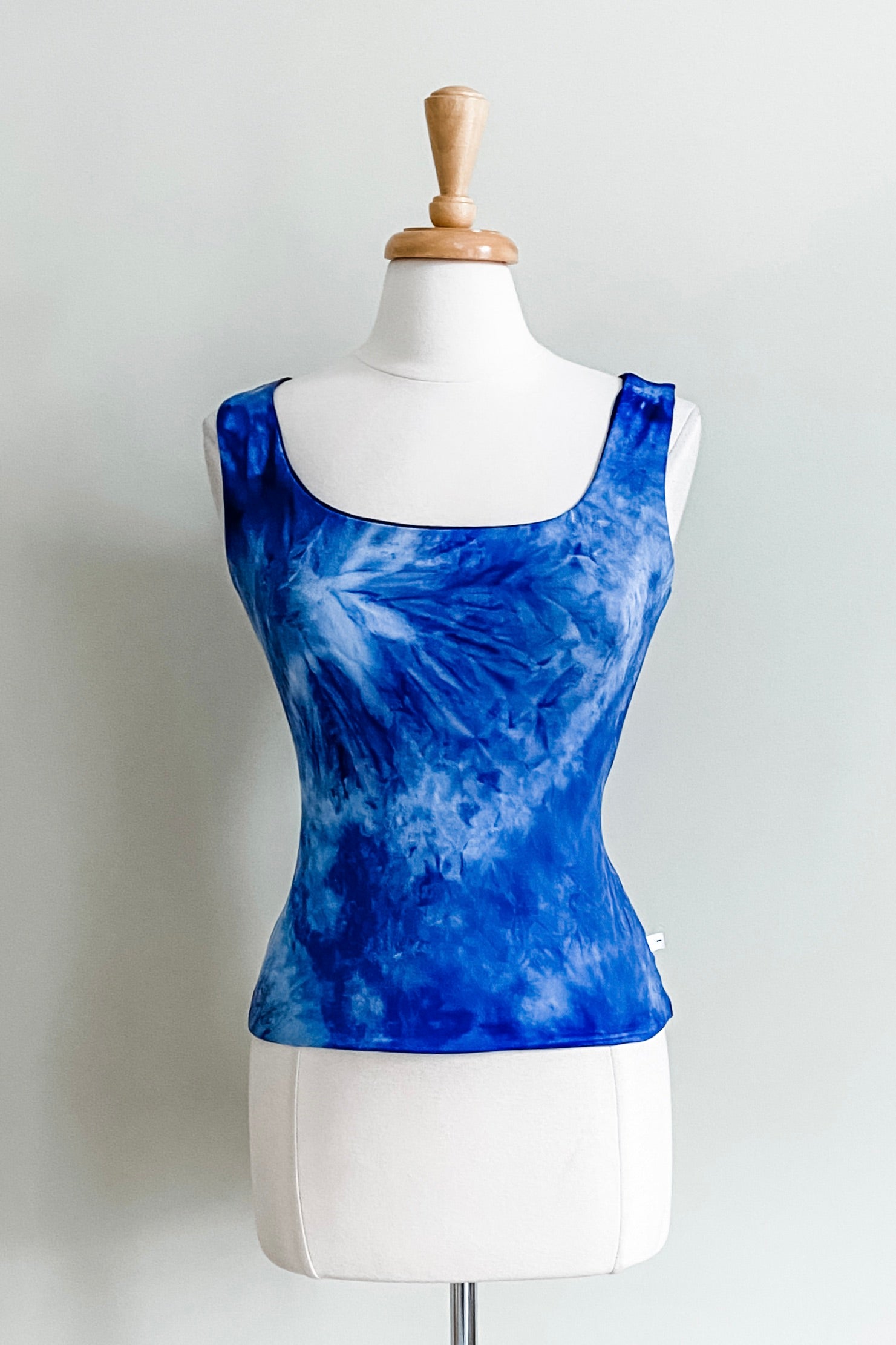 Matching Reversible Bralette in Blue Tie Dye from Diane Kroe