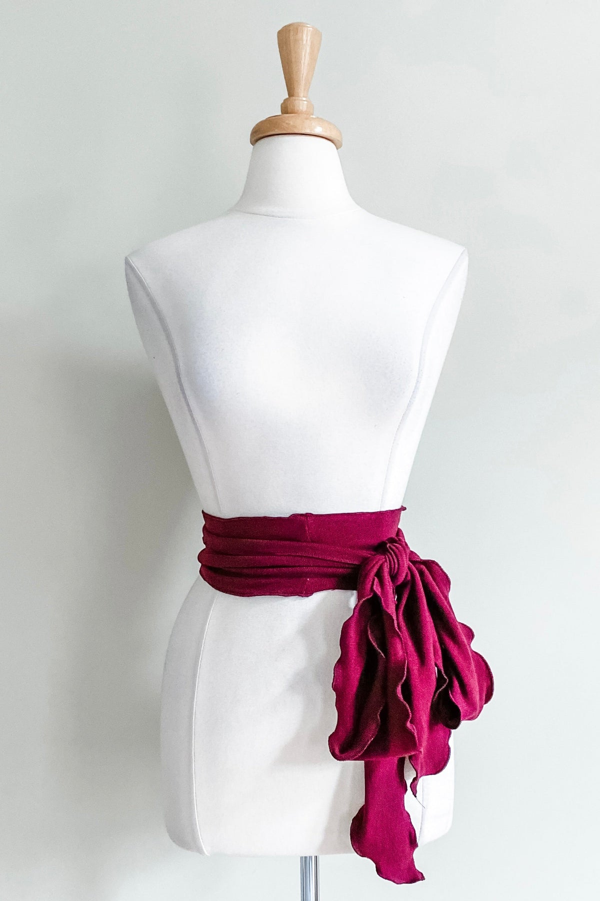 Matching Sash in Oxblood color from Diane Kroe