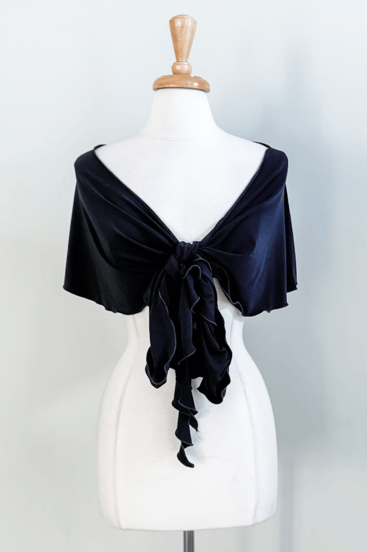 Multiway Frill Accessory in Black from Diane Kroe