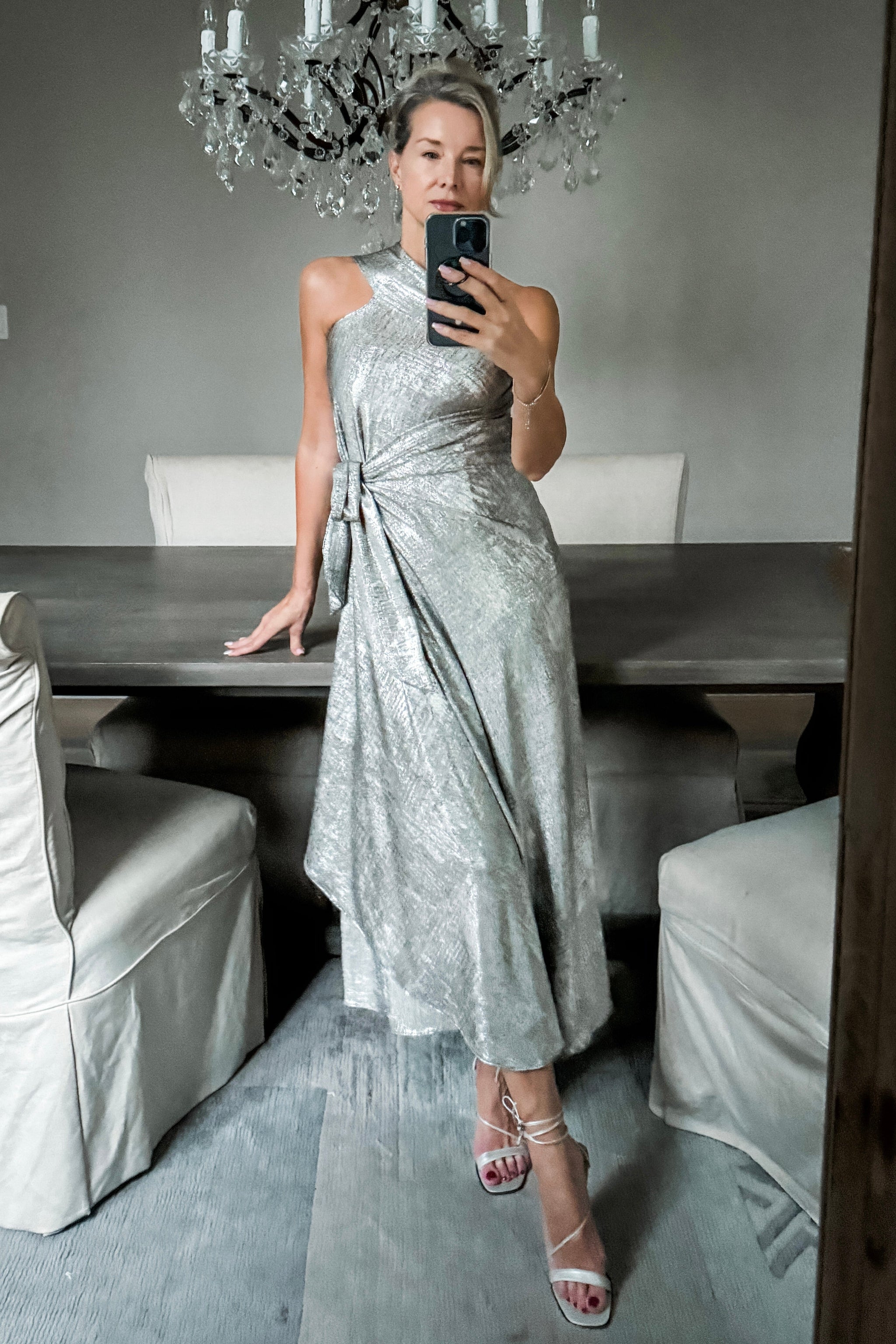 Goddess Dress in Lam Holiday Edition 2023 | Diane Kroe Goddess Dress in Lam Holiday Edition 2023 | Diane Kroe