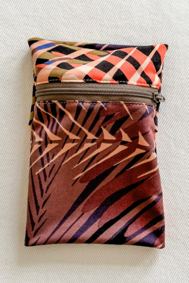 Safety Sleeve in Sunset Palm print