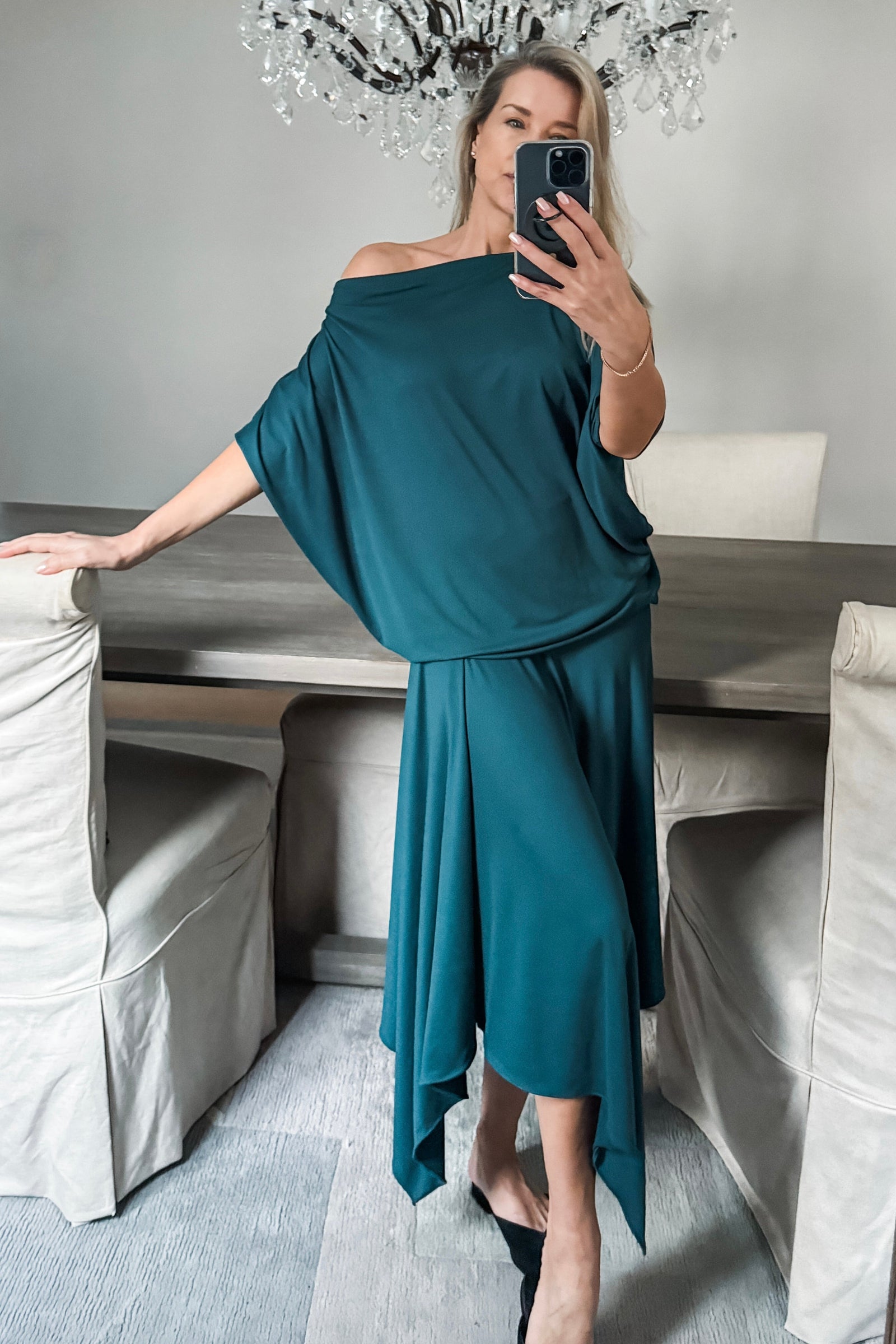 Explore More Sweatshirt in Teal from Diane Kroe