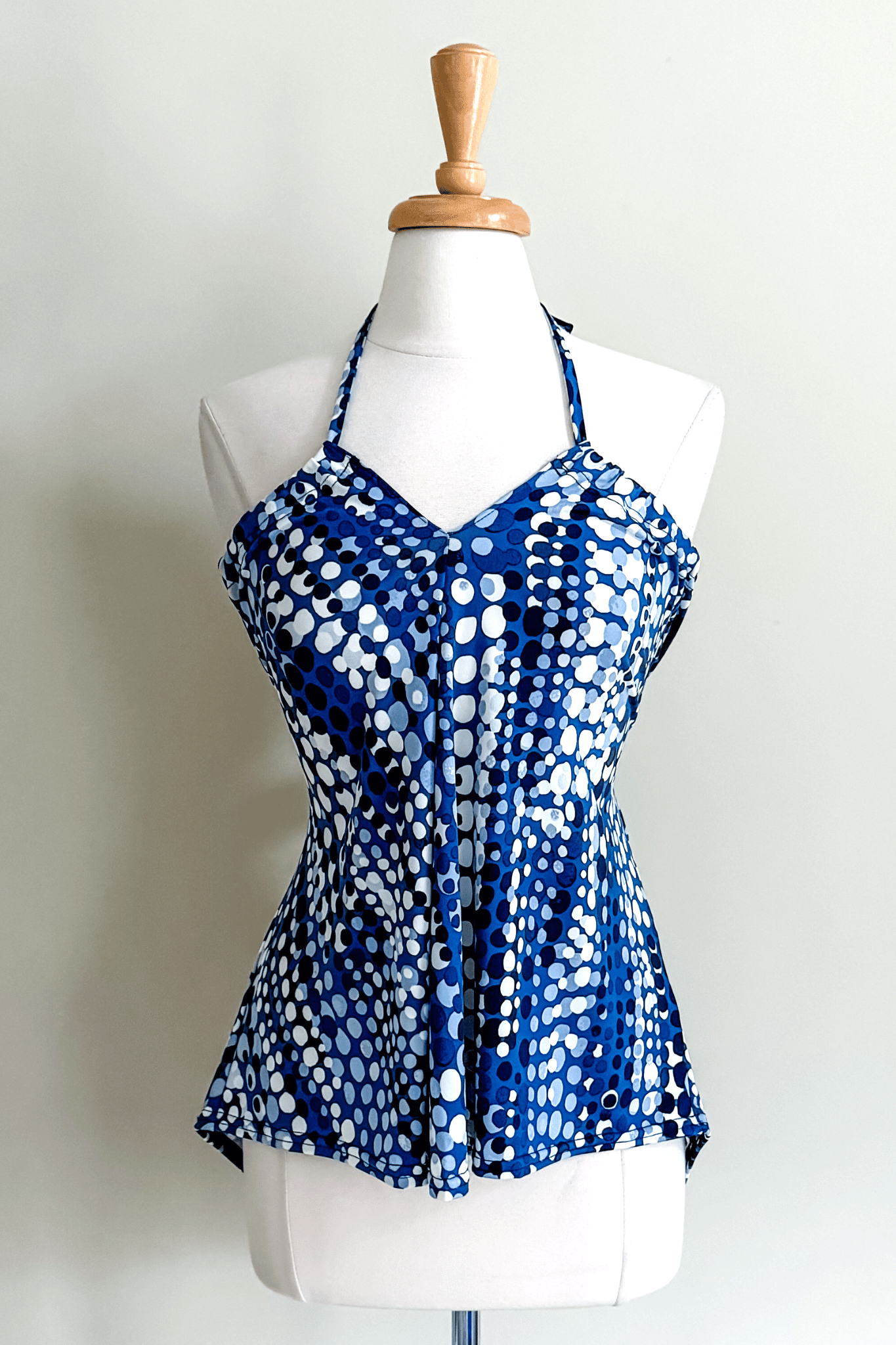 Diane Kroe Evermore Top in Blue Bubble