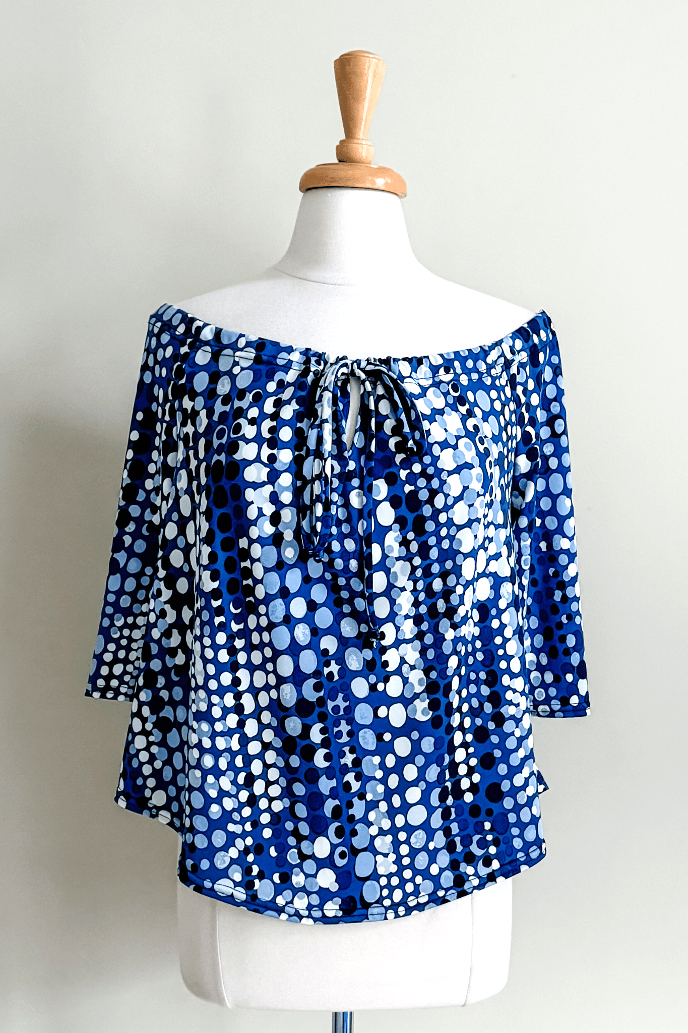 Diane Kroe Evermore Top in Blue Bubble