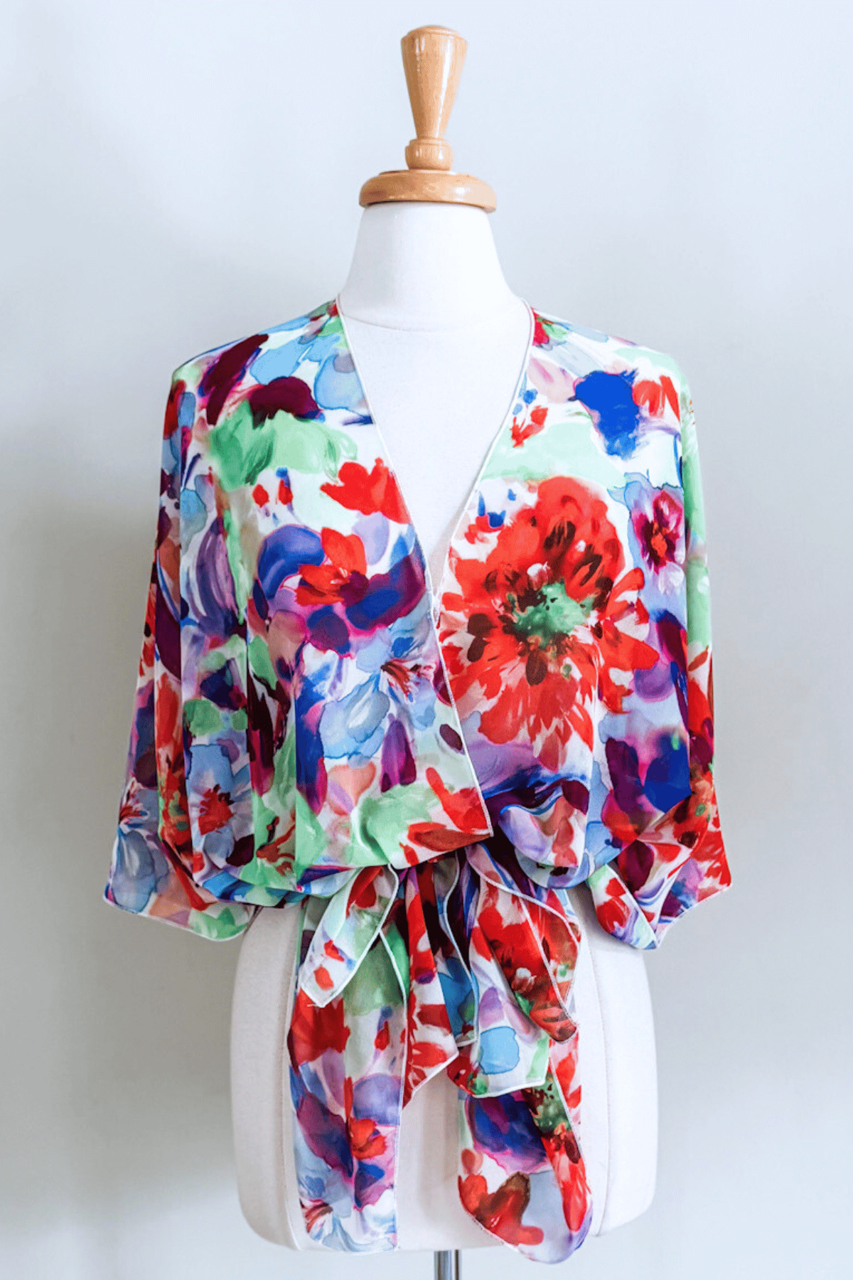 Butterfly Wrap in Jardin print from Diane Kroe