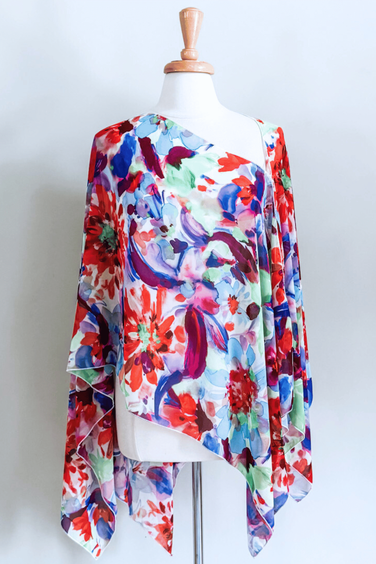 Butterfly Wrap in Jardin print from Diane Kroe