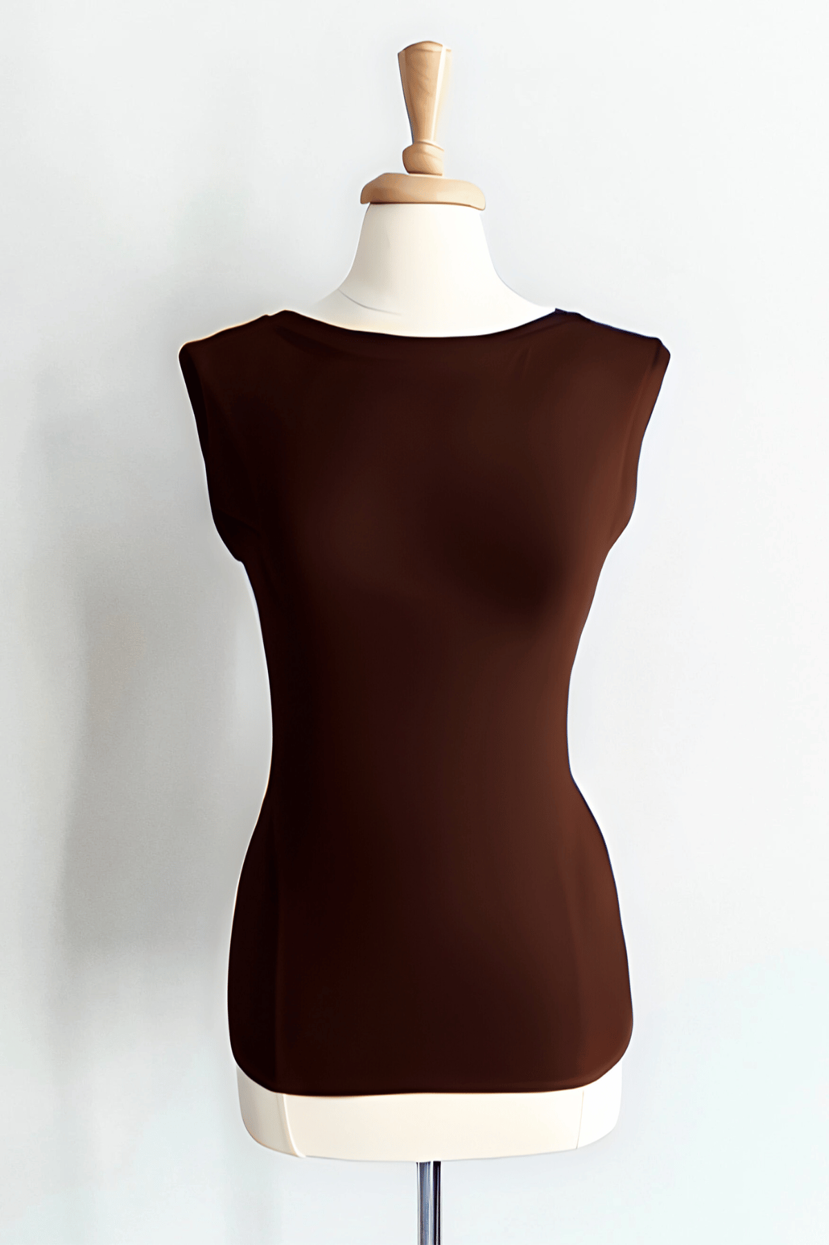 Brown Convertible Cami in Brushed Venezia Fabric from Diane Kroe