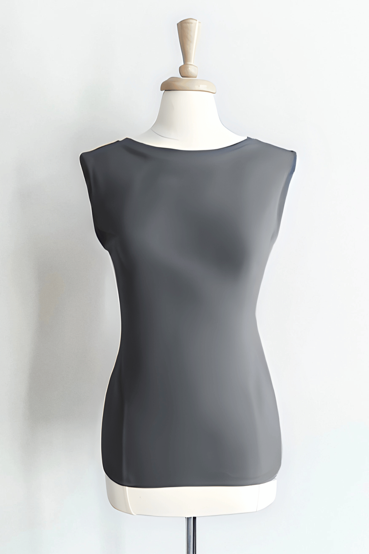 Slate Convertible Cami in Brushed Venezia Fabric from Diane Kroe