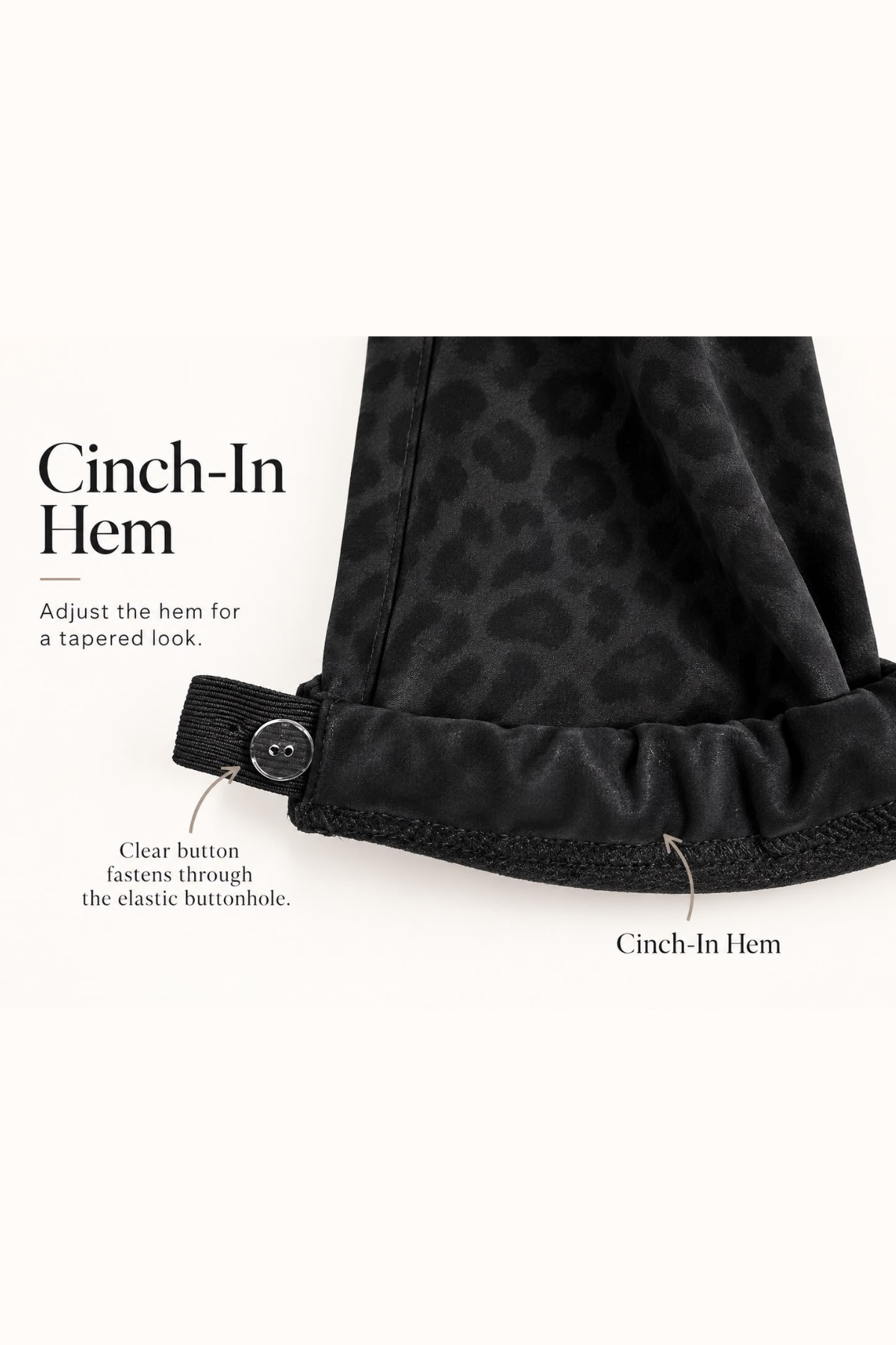 Ways to wear the hem of Diane Kroe Chic Cargo Pants
