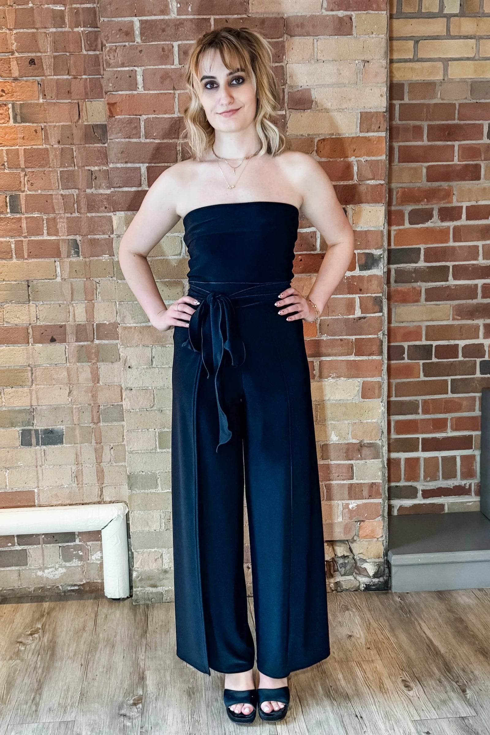 Retro Jumper Pants | Black