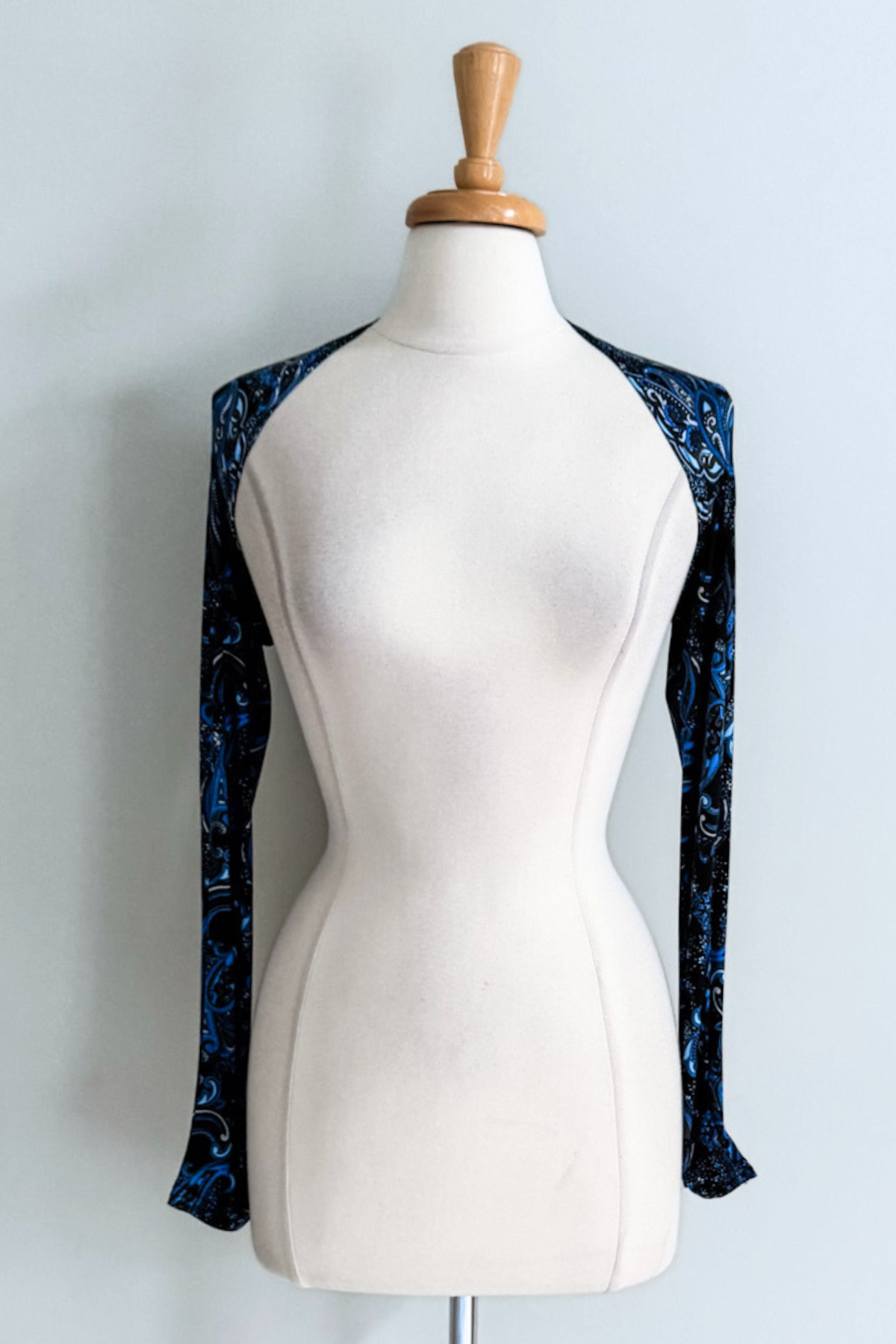 Sleeve Sash | Blue Paisley