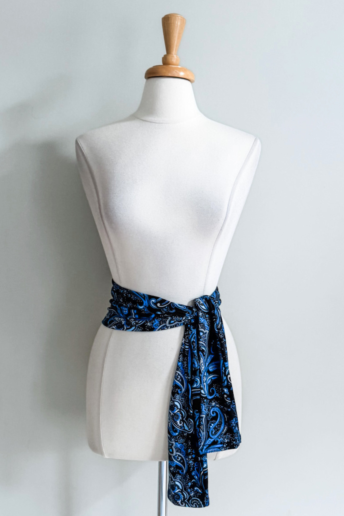 Sleeve Sash | Blue Paisley