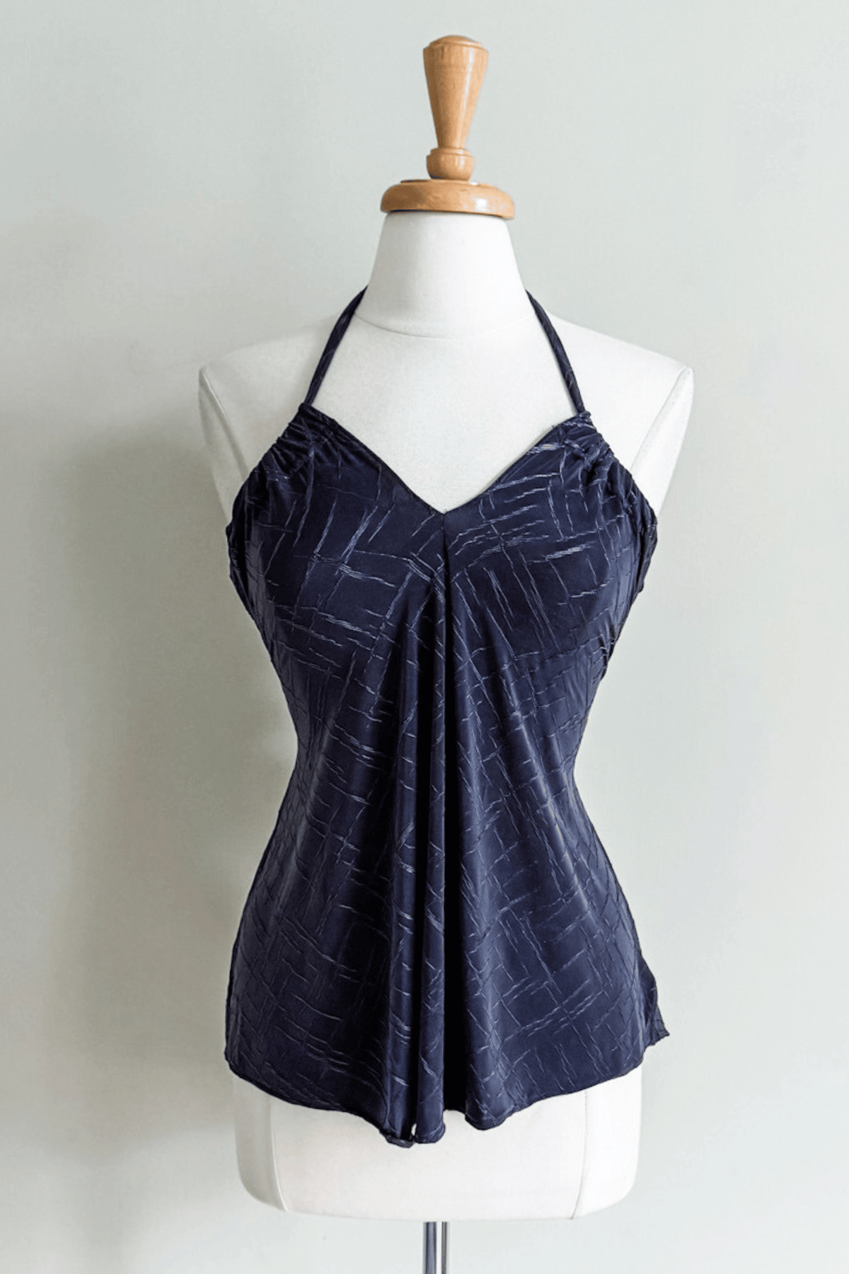 Evermore Top | Dark Grey Jacquard