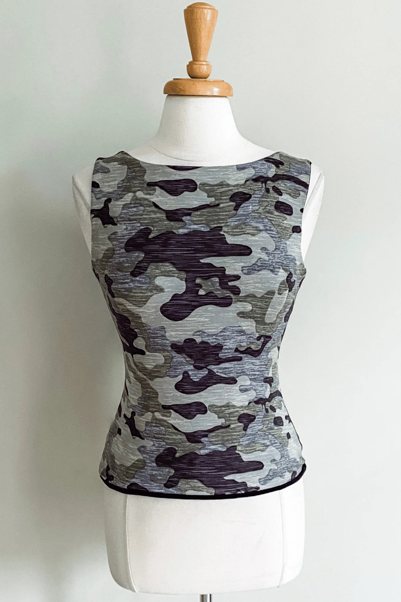 Reversible Matching Bralette | Khaki Camo