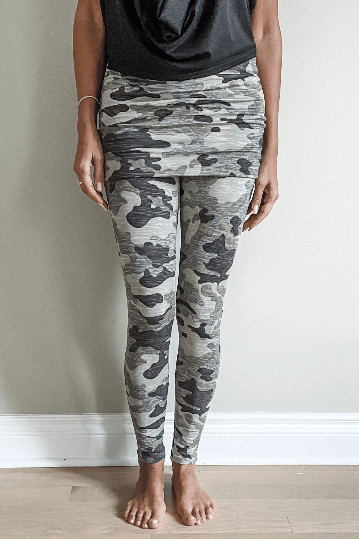 Travel Tights | Khaki Camo