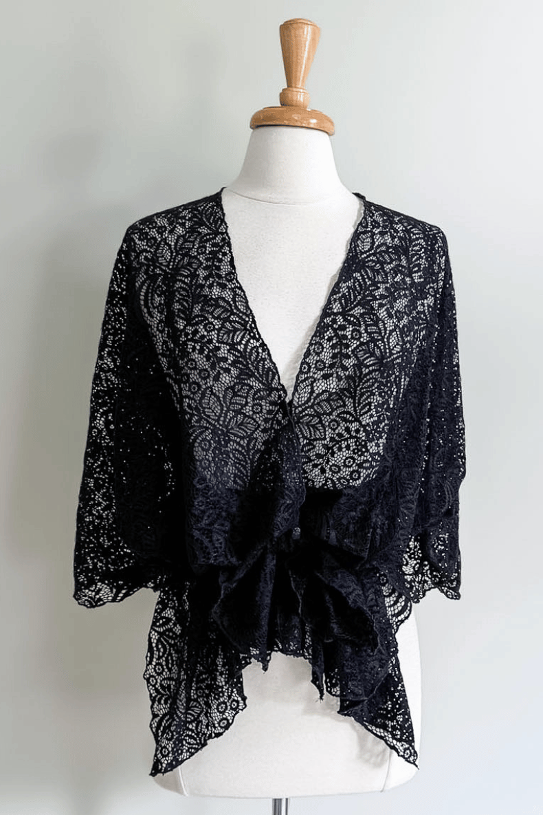 Butterfly Wrap | Mantilla Lace