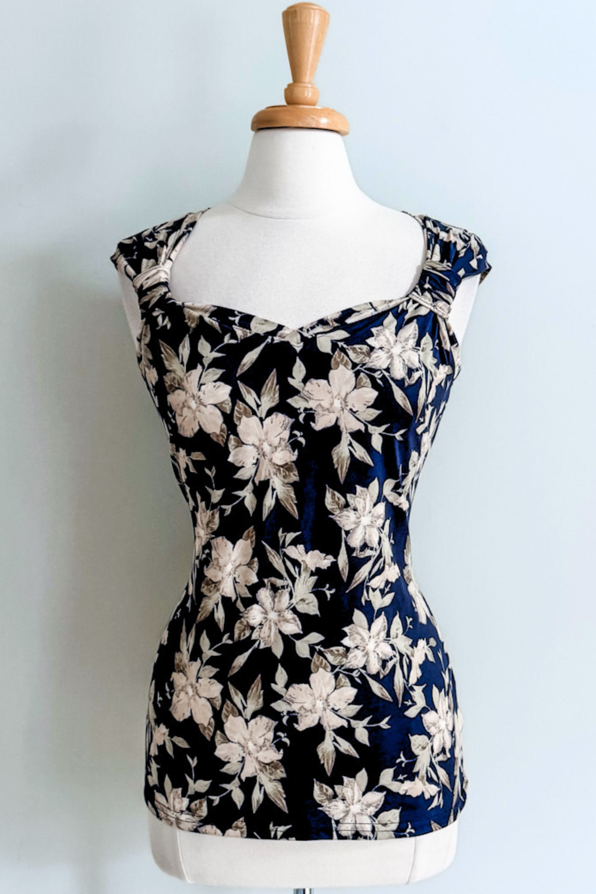 Convertible Cami | Navy Cream Floral