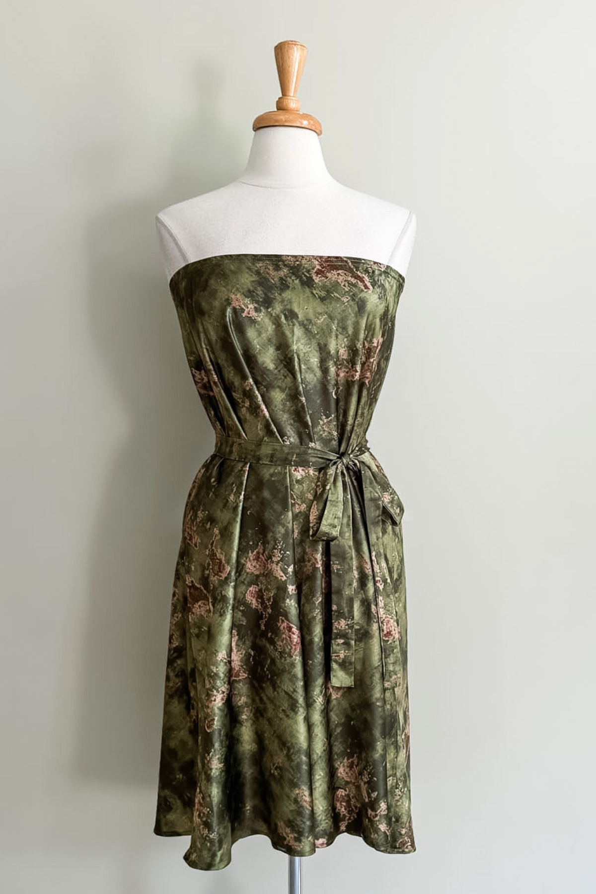 Satin Skirt Dress