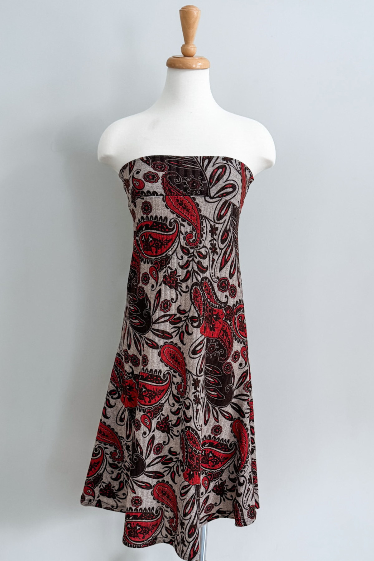 Diane Kroe Wear-Ever dress in red Spain print.