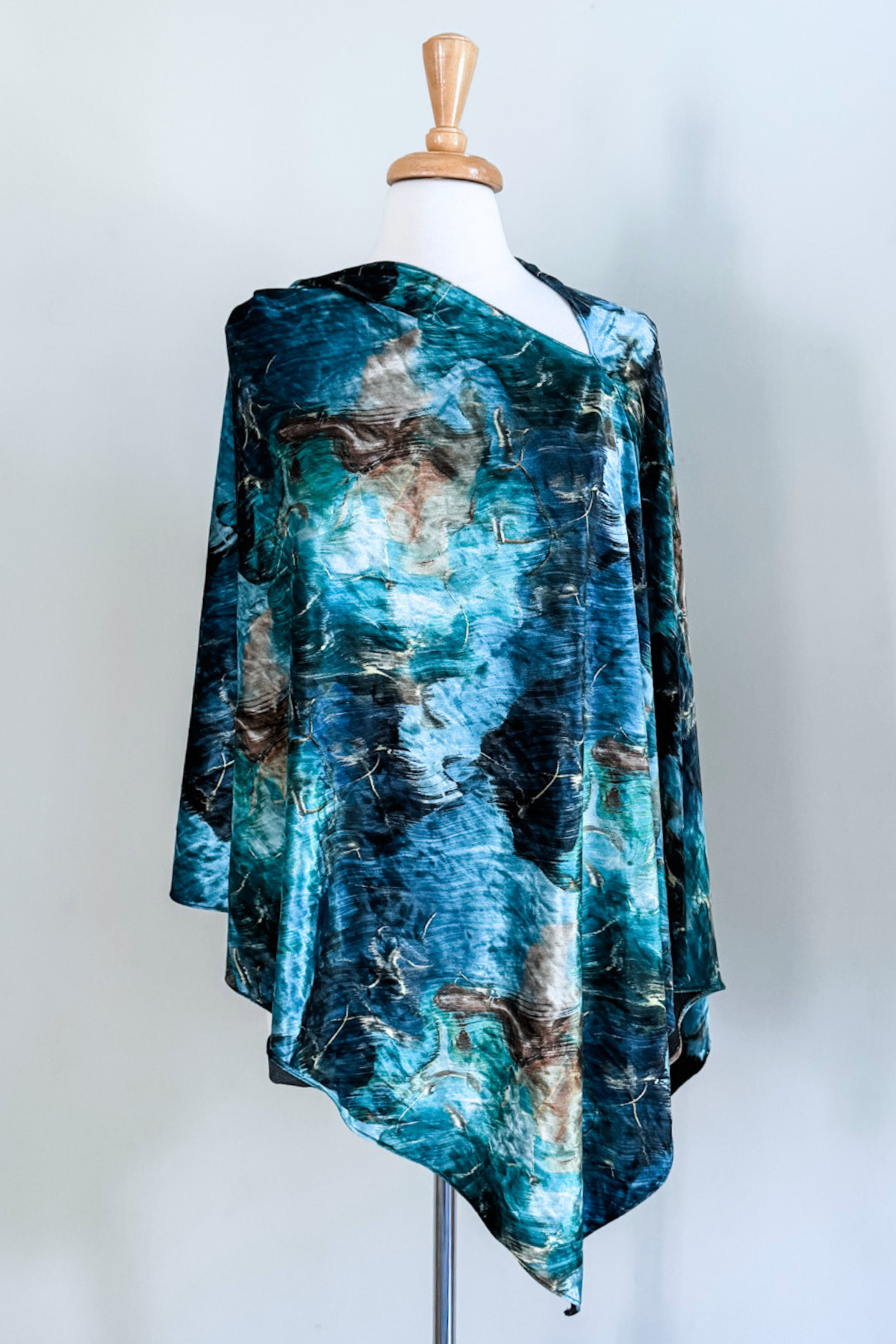 Blue marble-patterned Endless dress from Diane Kroe