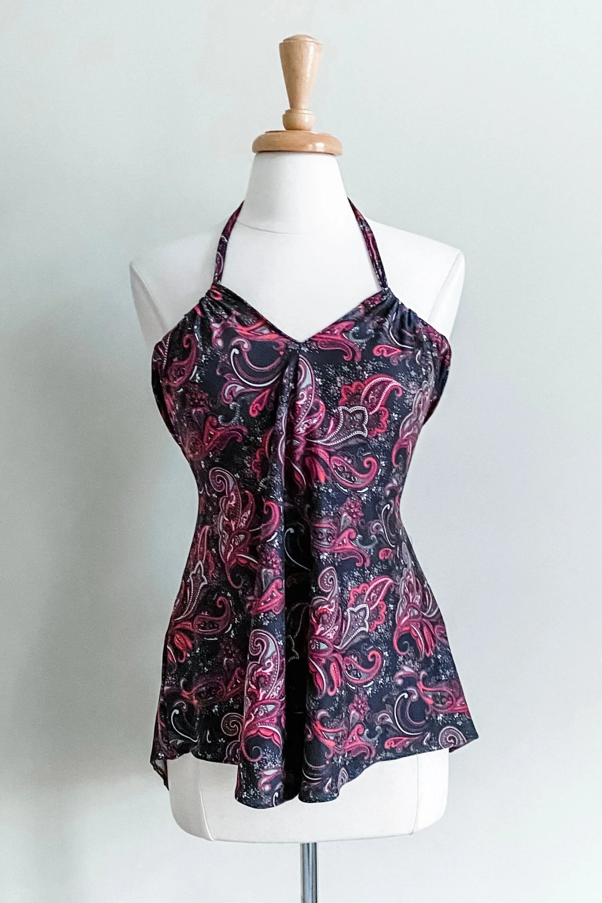 Evermore Top | Wine Paisley