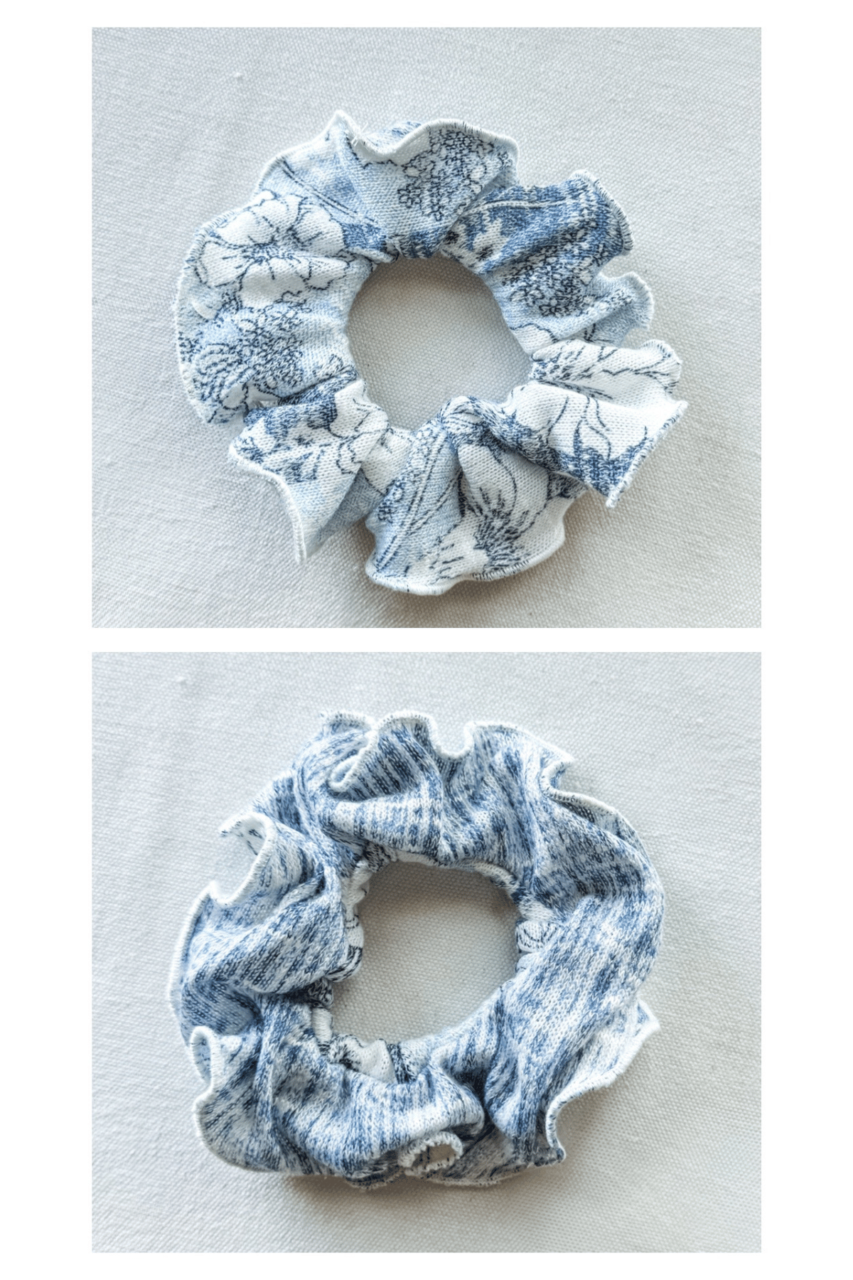 Reversible Scrunchies | Santorini Slub